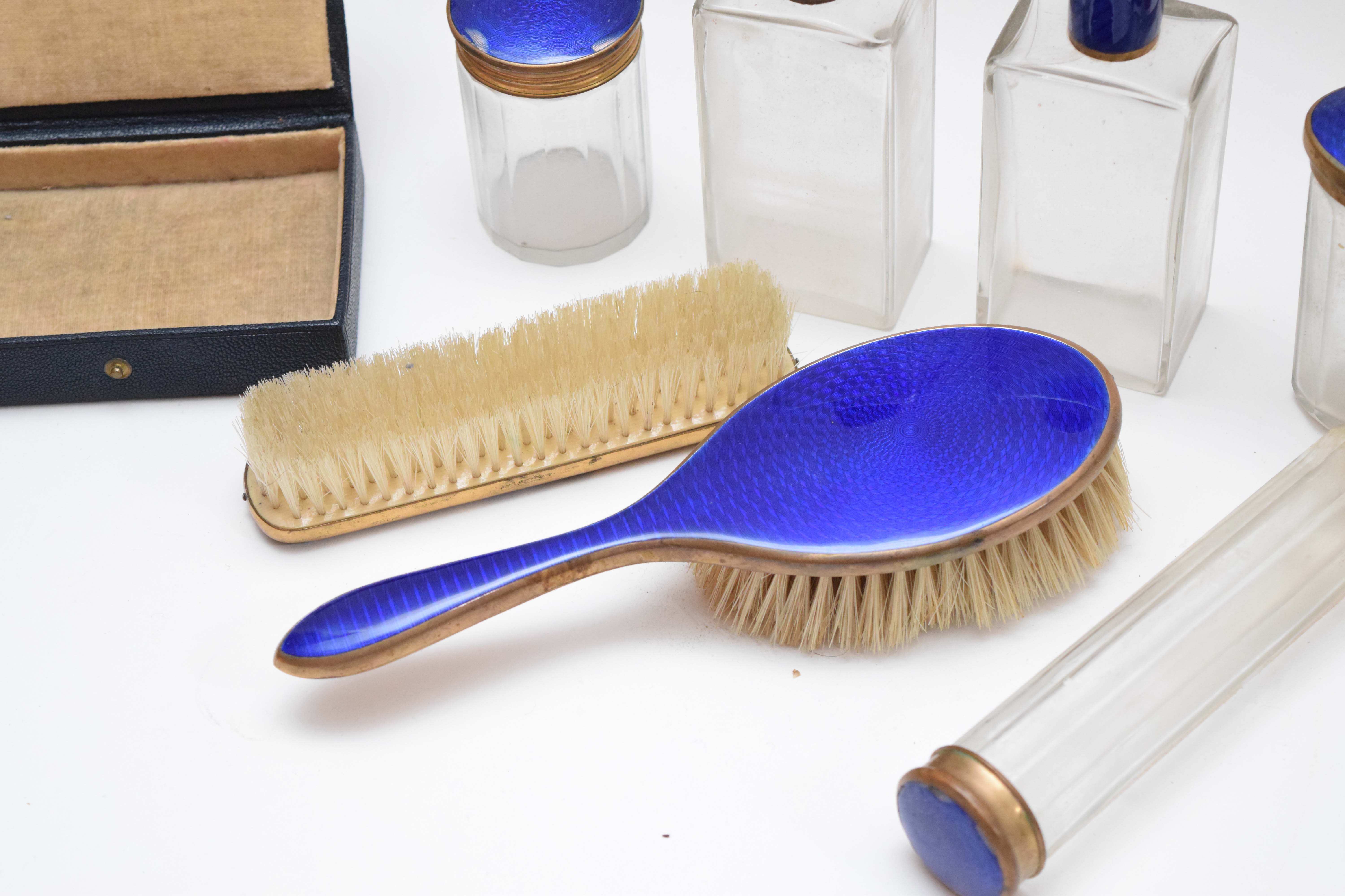 Antique Leather Vanity Case