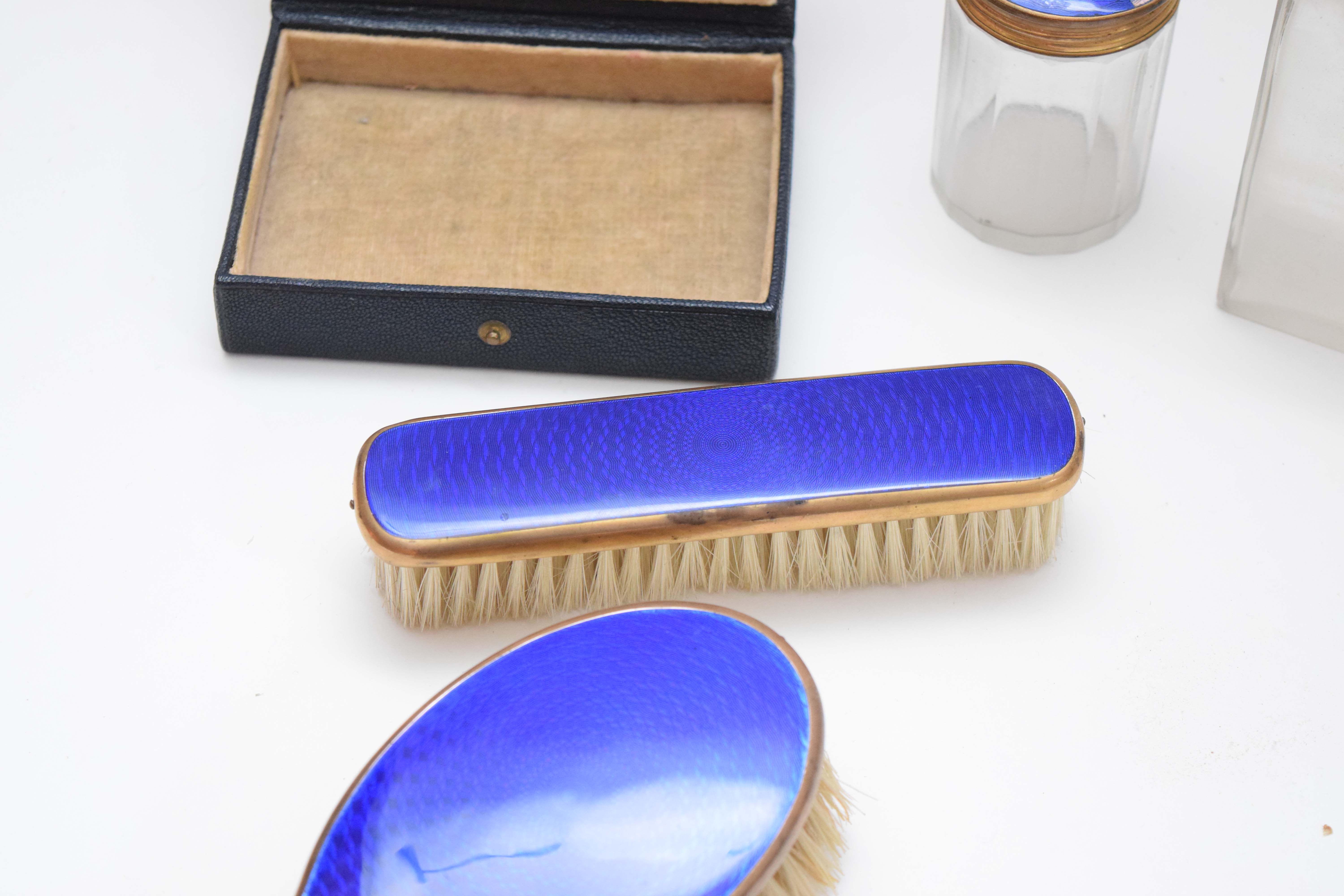 Antique Leather Vanity Case