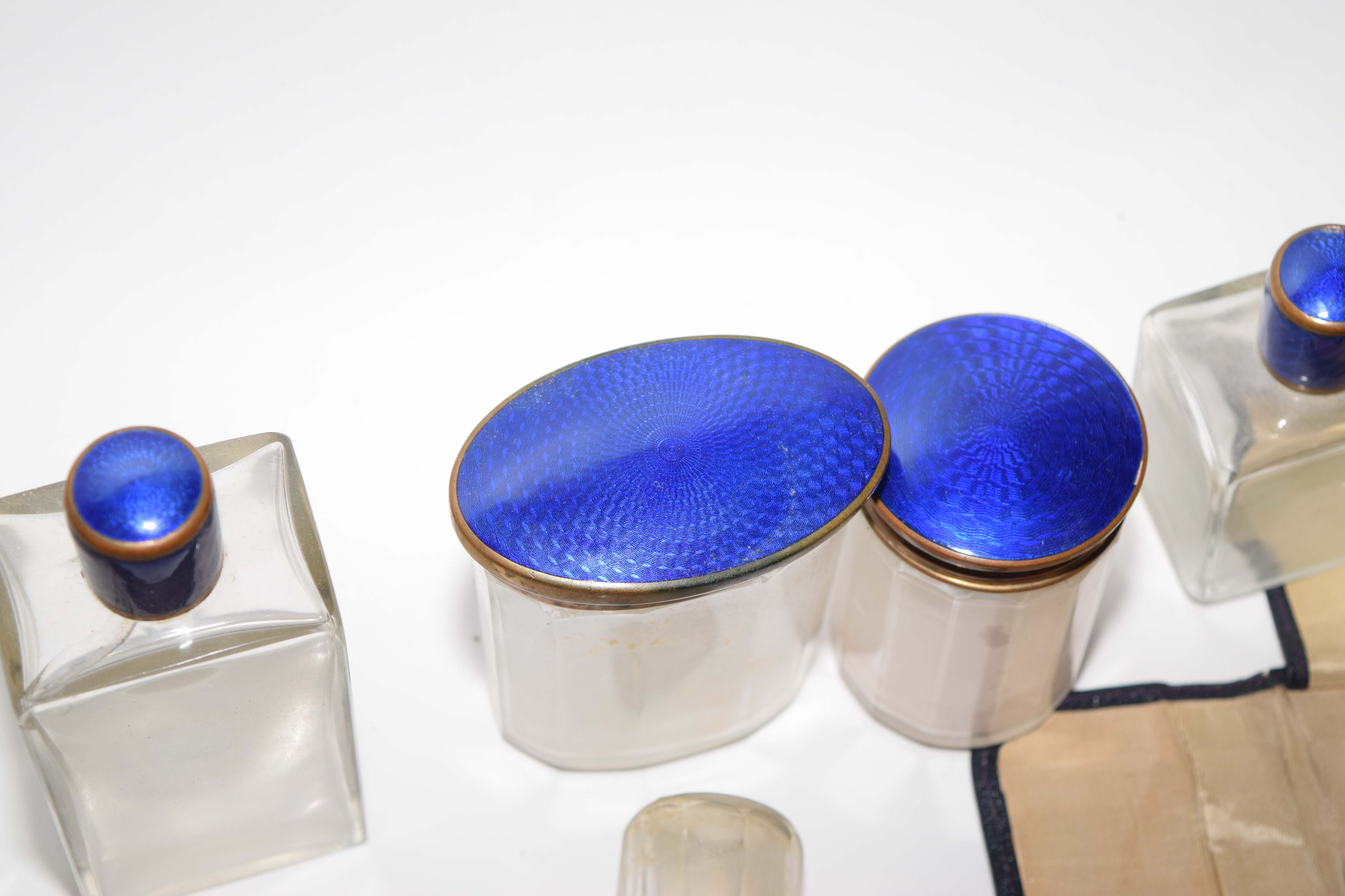 Antique Leather Vanity Case