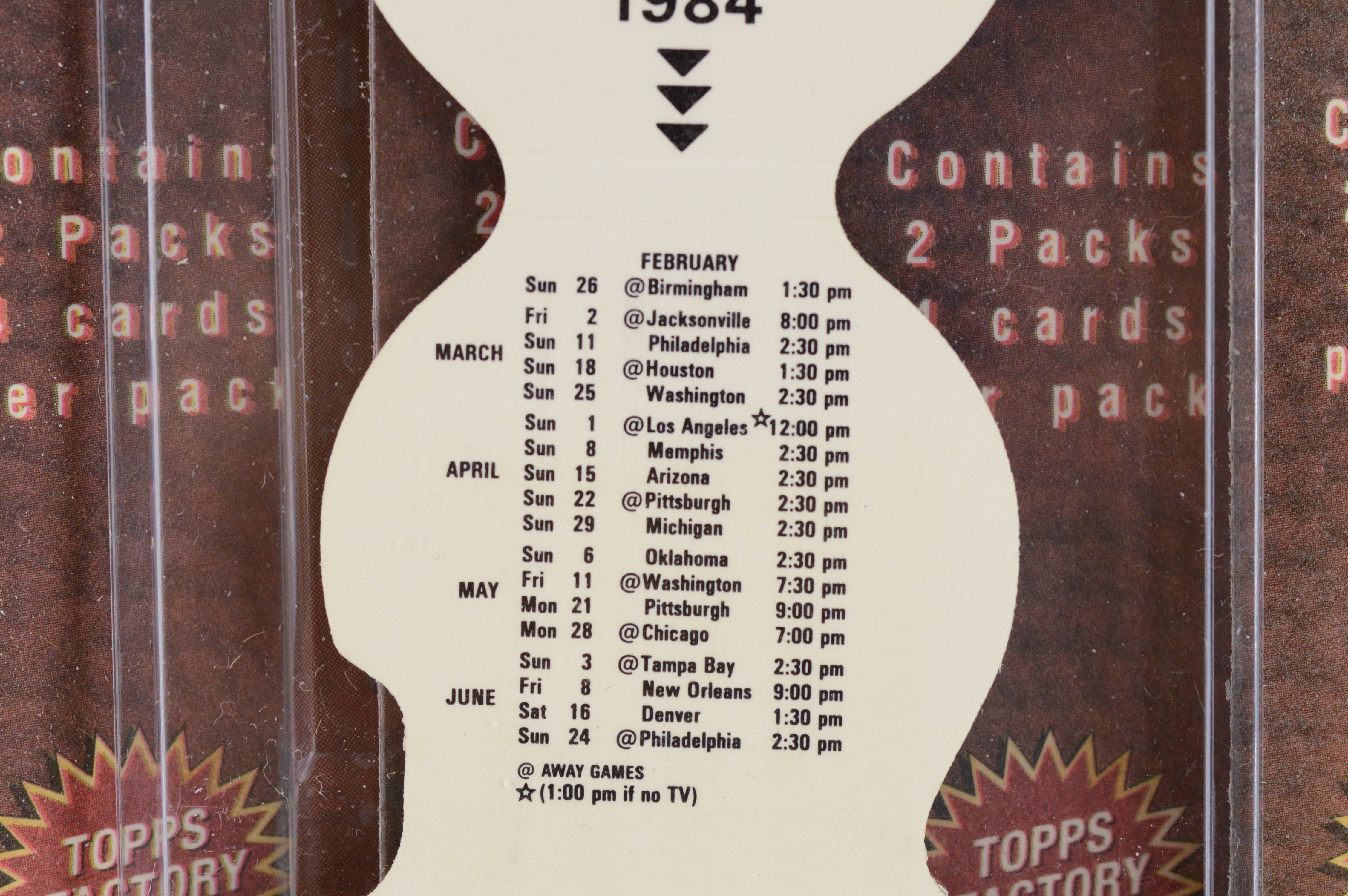 1997 Topps Chrome NFL Football Cards with Vintage New Jersey Generals Matchbook