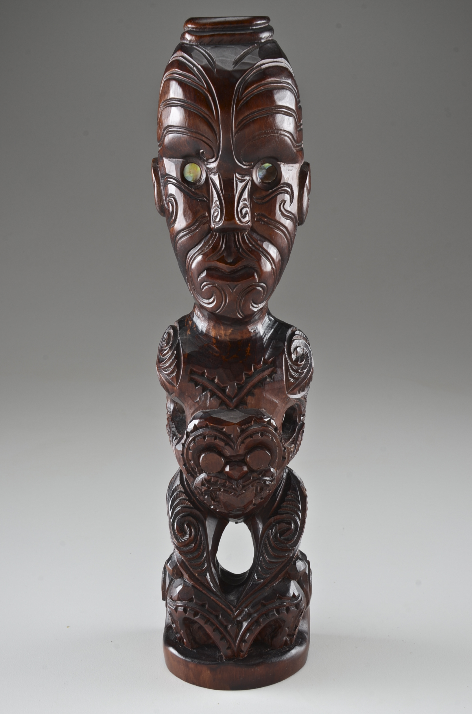 Collection of Vintage Wood Carved Figures