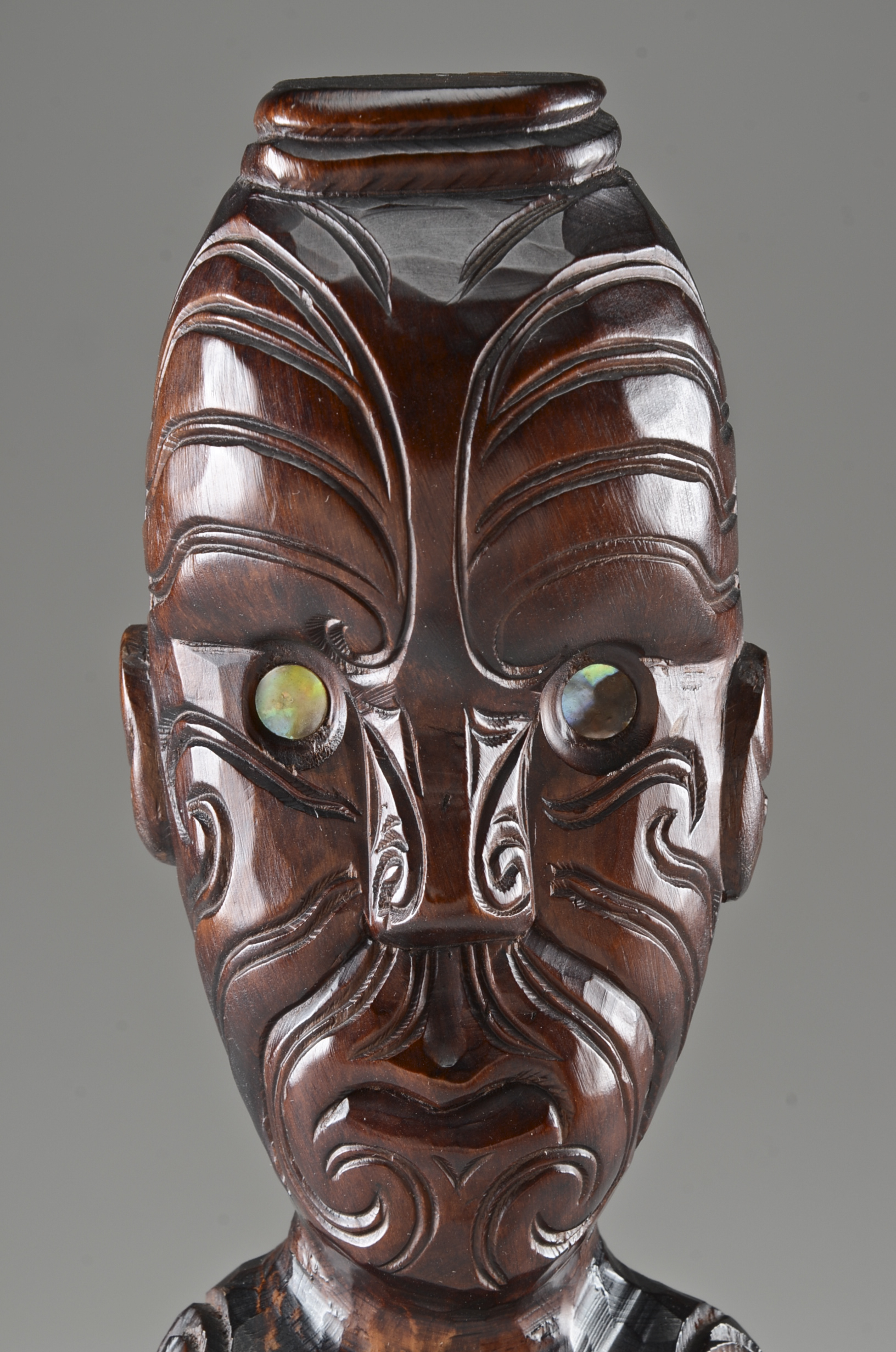 Collection of Vintage Wood Carved Figures