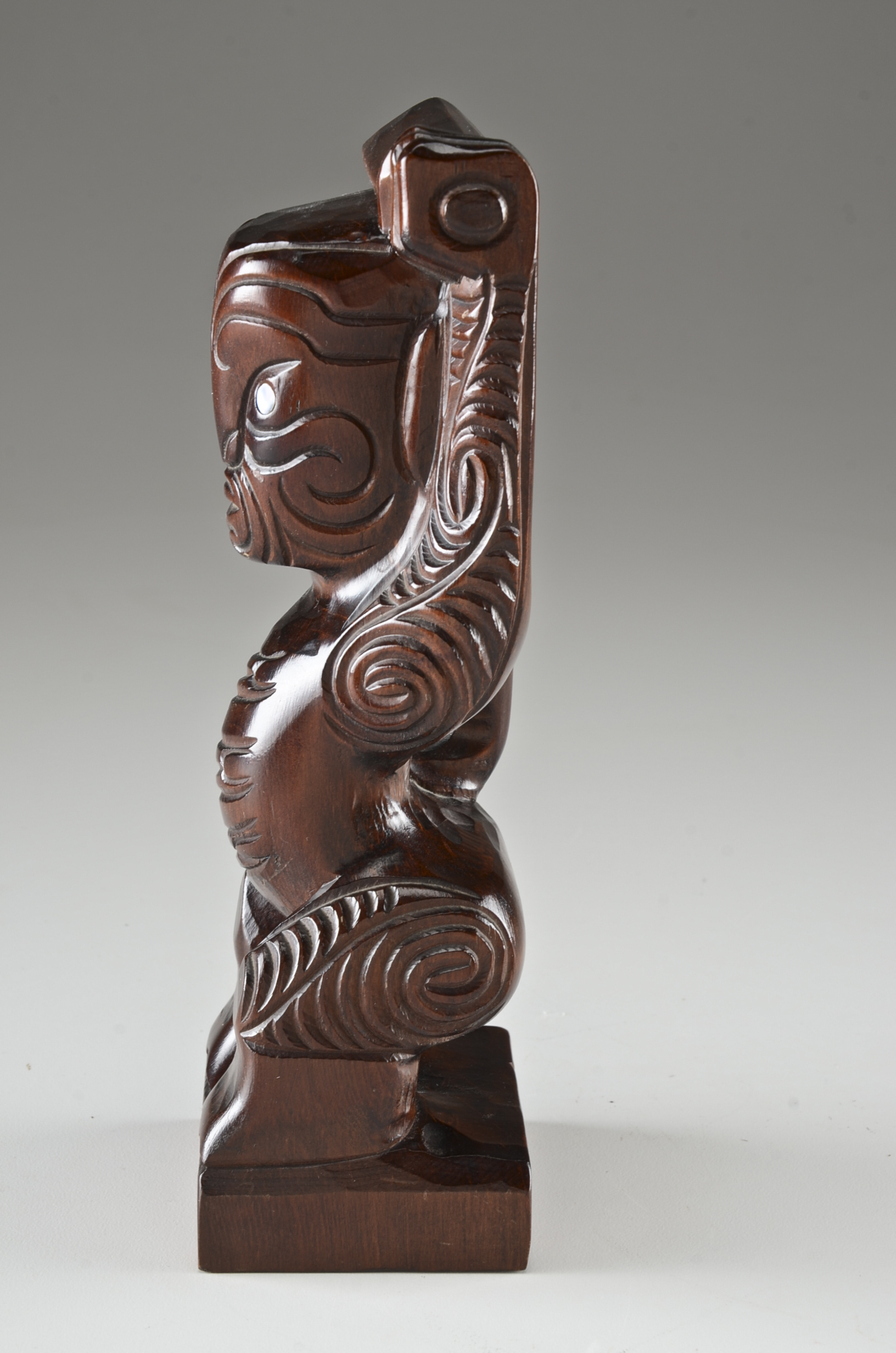 Collection of Vintage Wood Carved Figures