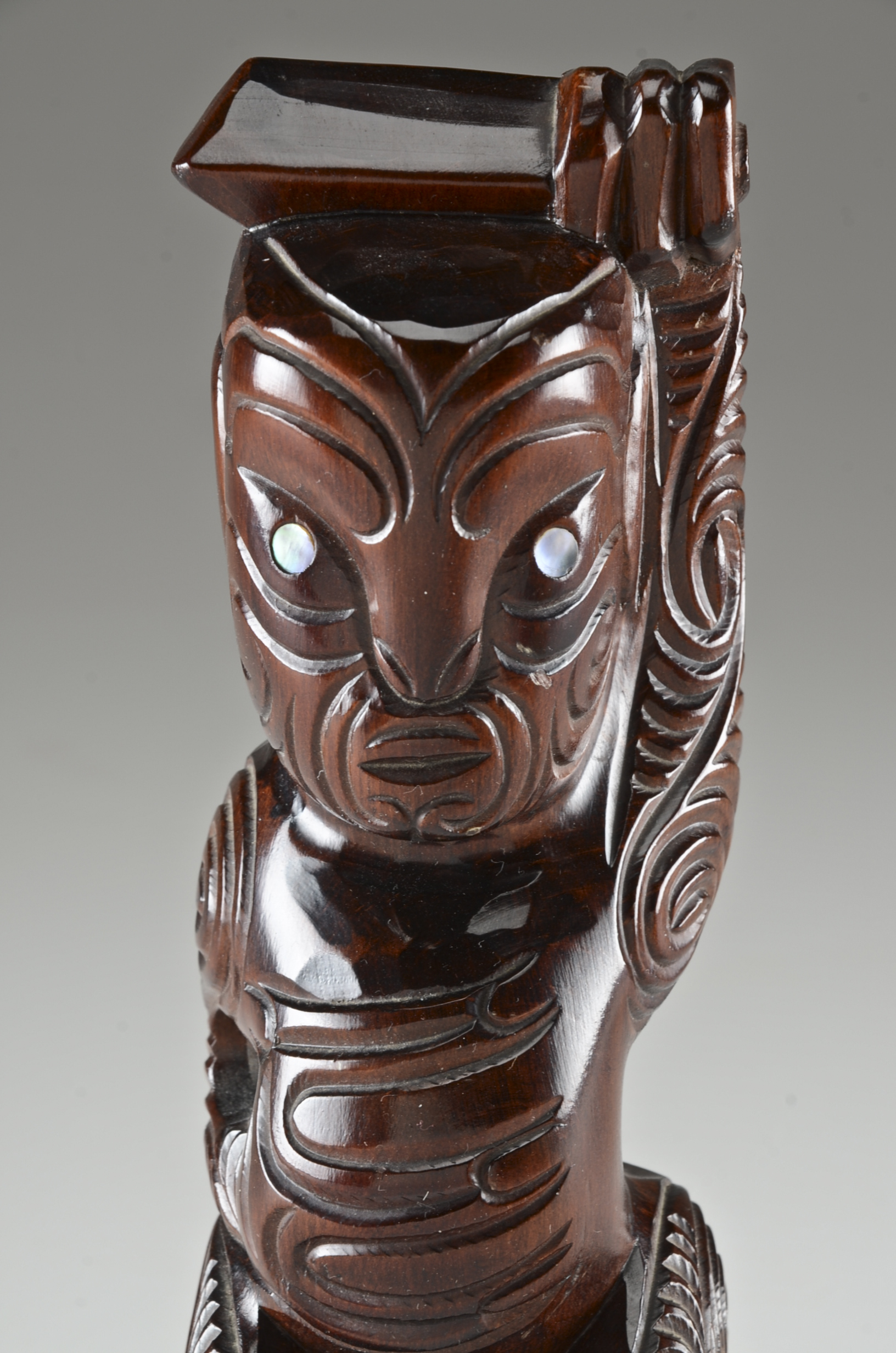 Collection of Vintage Wood Carved Figures