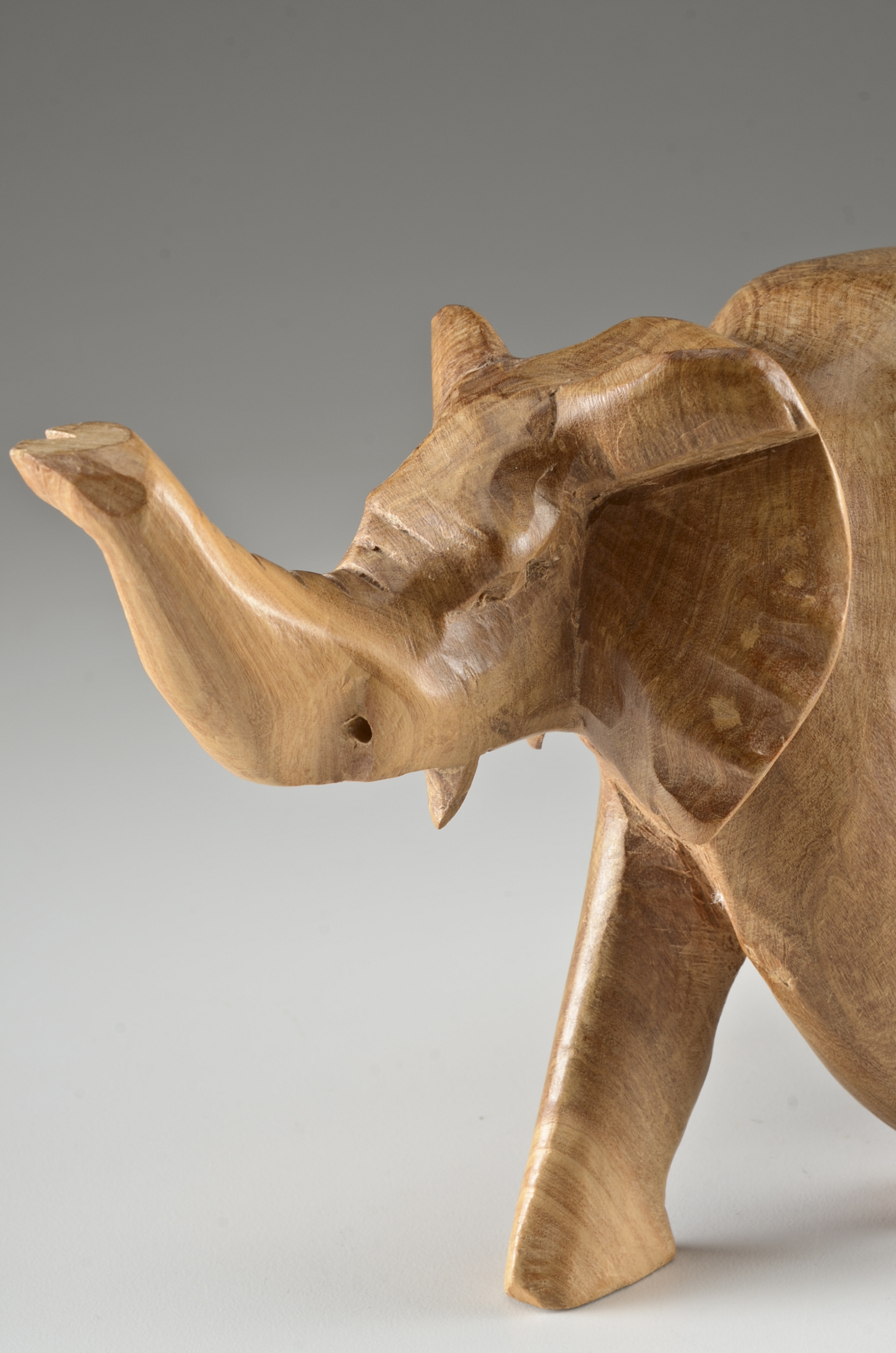 Collection of Vintage Wood Carved Figures