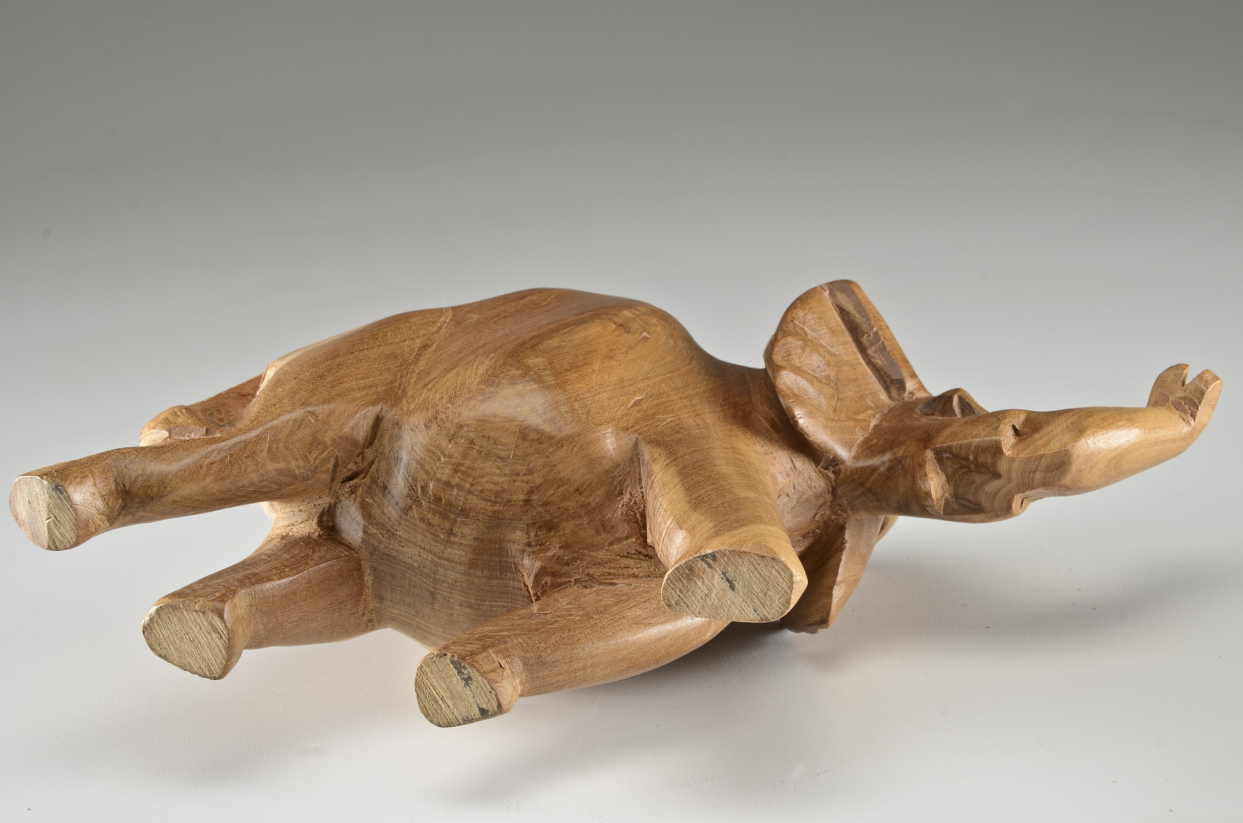 Collection of Vintage Wood Carved Figures