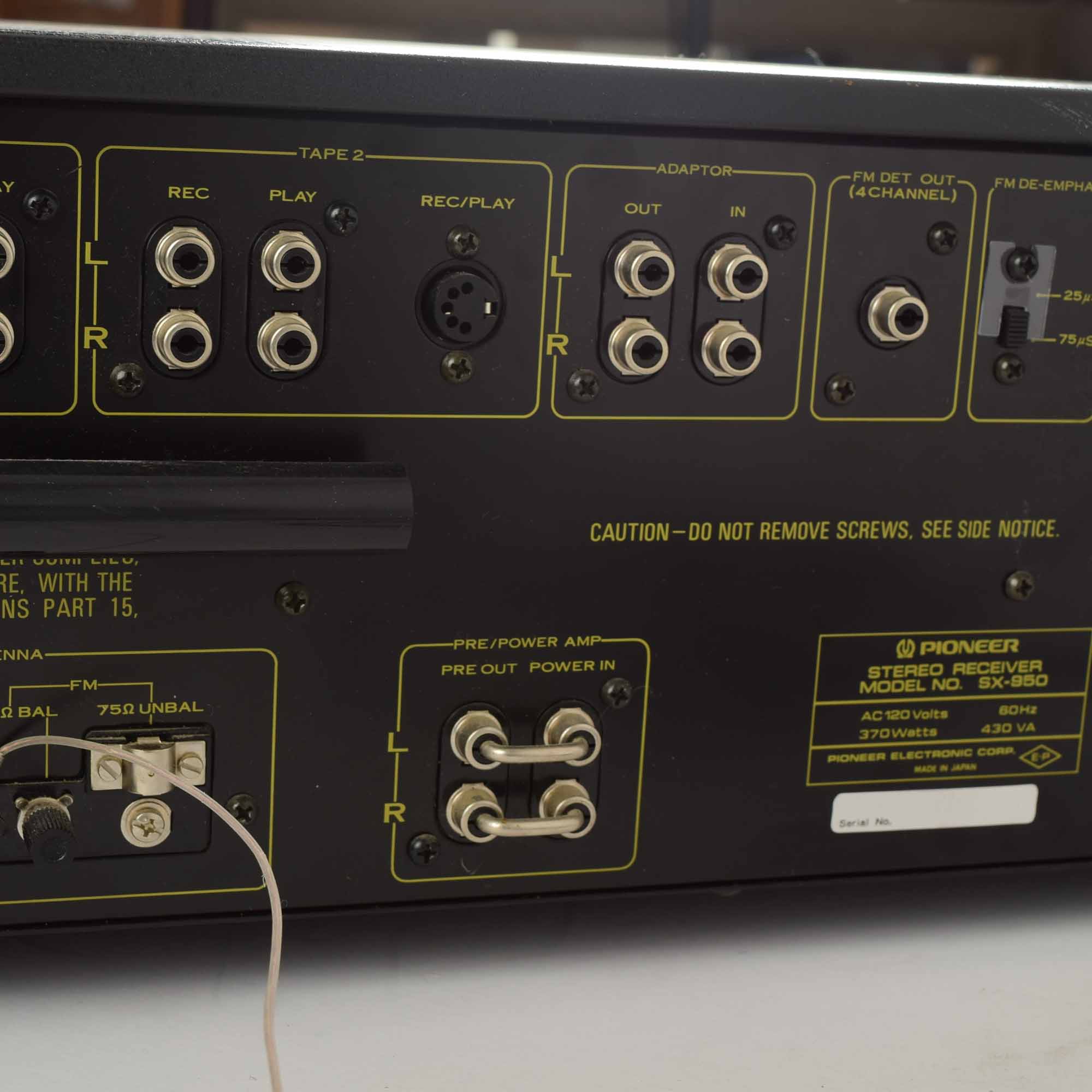 Pioneer Stereo Receiver SX-950