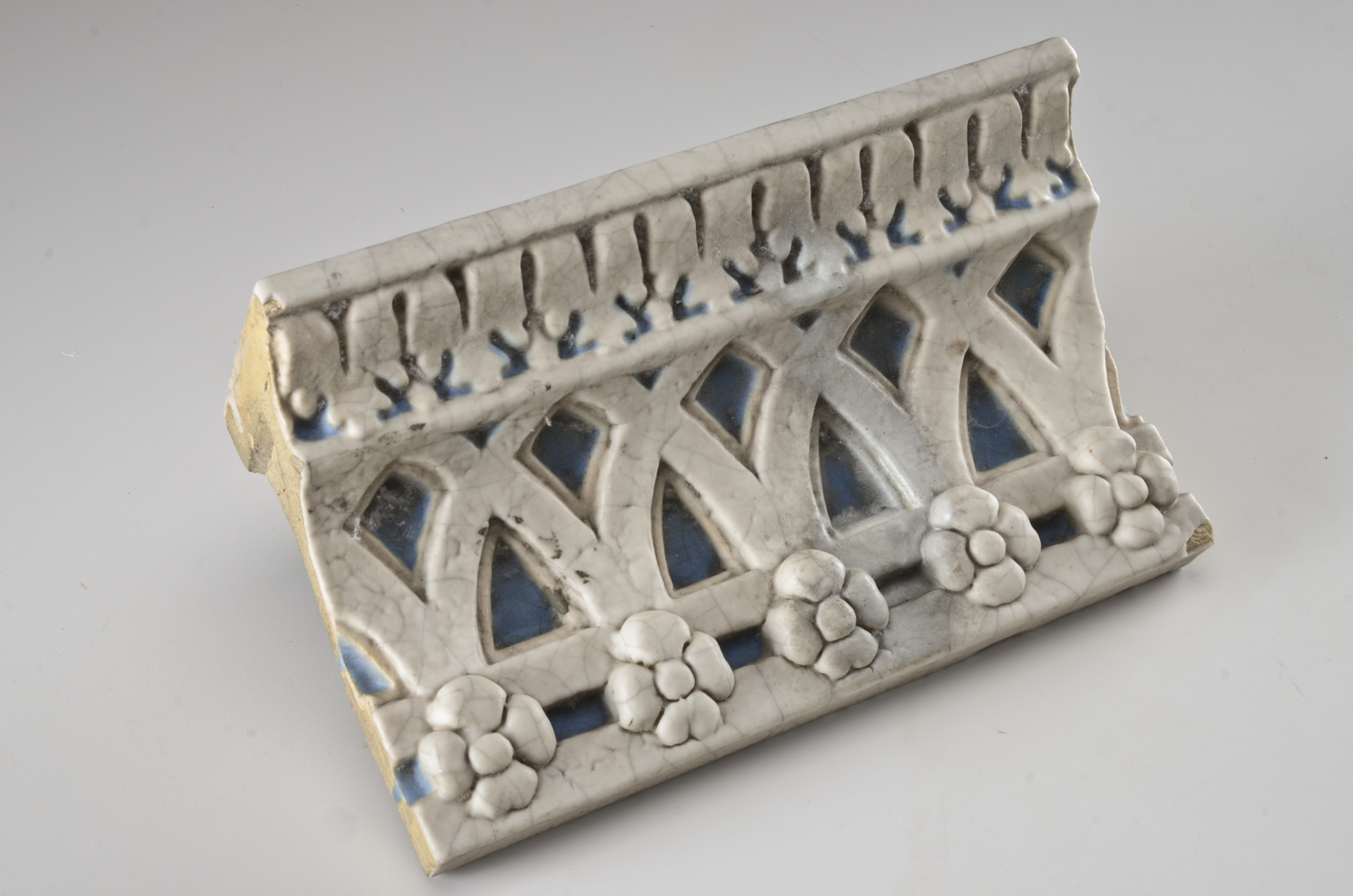 Pair of Rookwood Faience Wall-Mounted Ledges