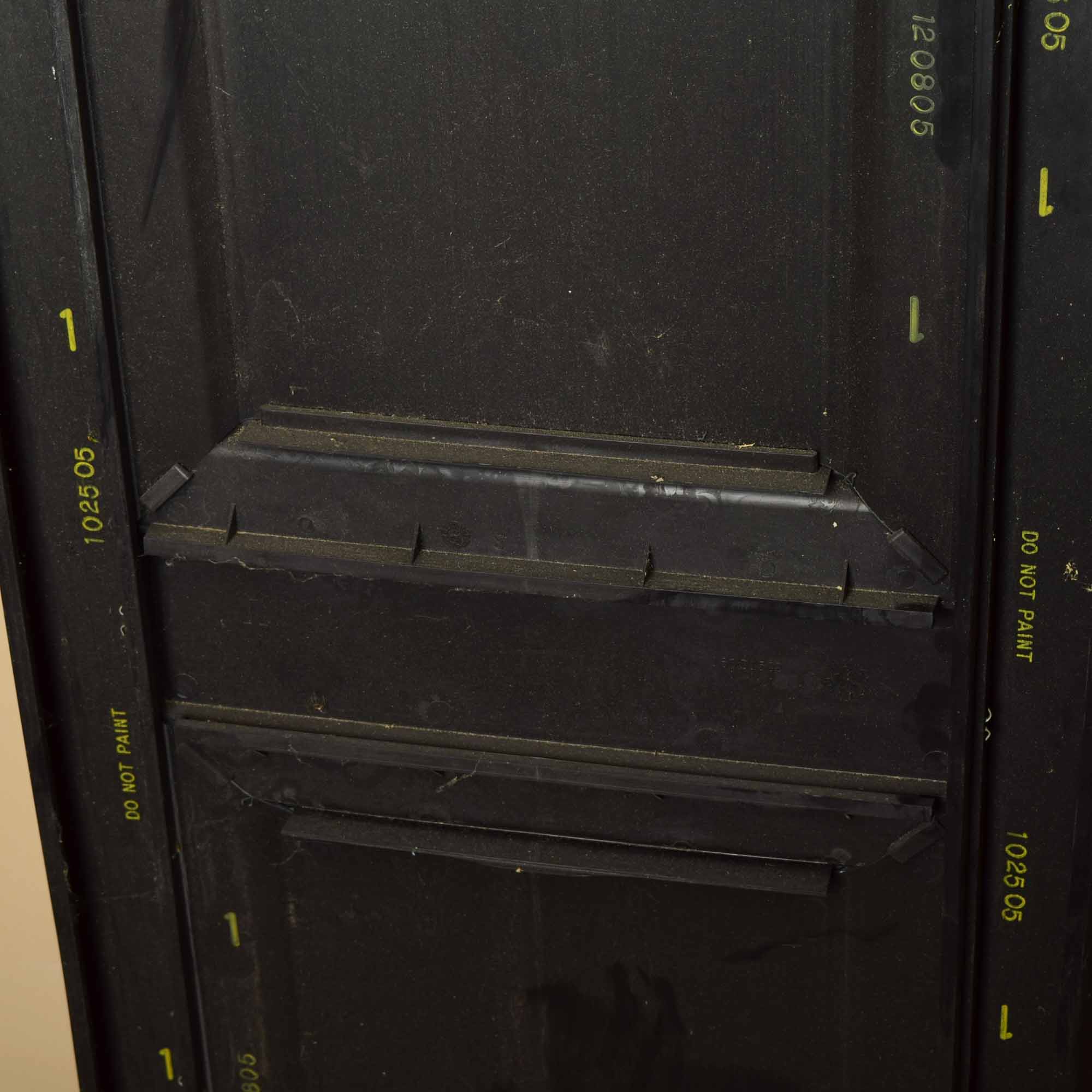 Five Pairs of Black Vinyl Raised Panel Exterior Shutters