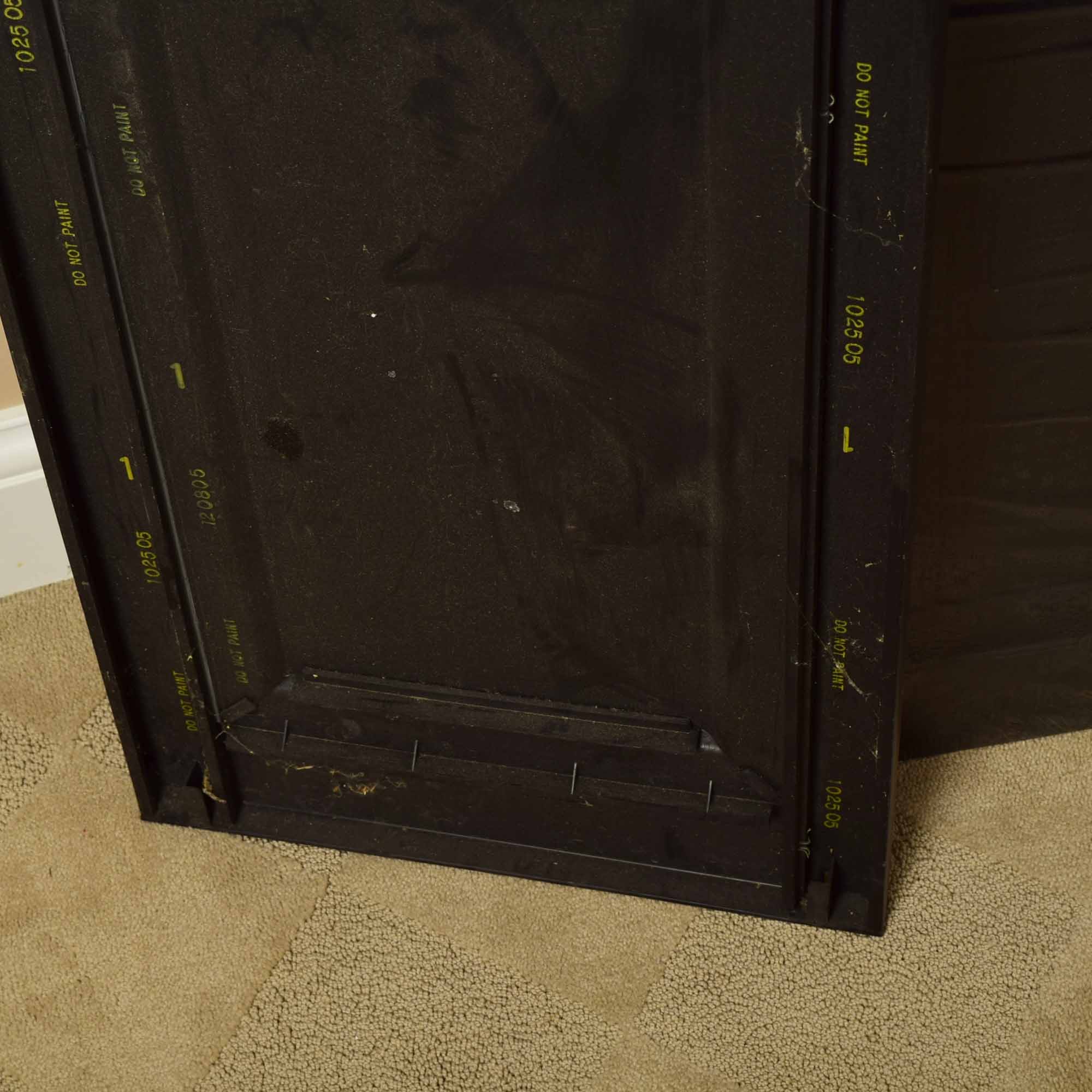 Five Pairs of Black Vinyl Raised Panel Exterior Shutters