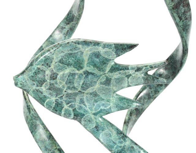 Guyol Bronze and Crystal Sculpture "Allegro"