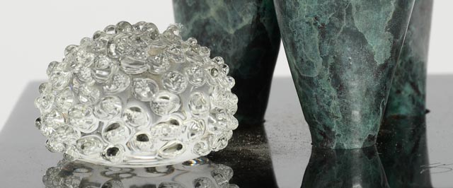 Guyol Bronze and Crystal Sculpture "Allegro"