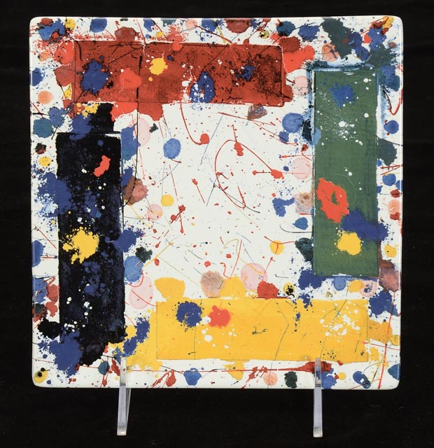 Sam Francis Limited Edition Ceramic Plates