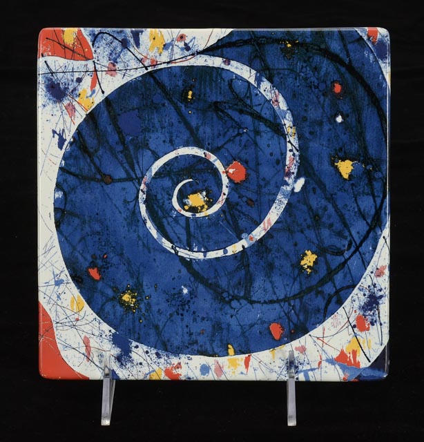 Sam Francis Limited Edition Ceramic Plates