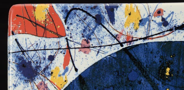 Sam Francis Limited Edition Ceramic Plates