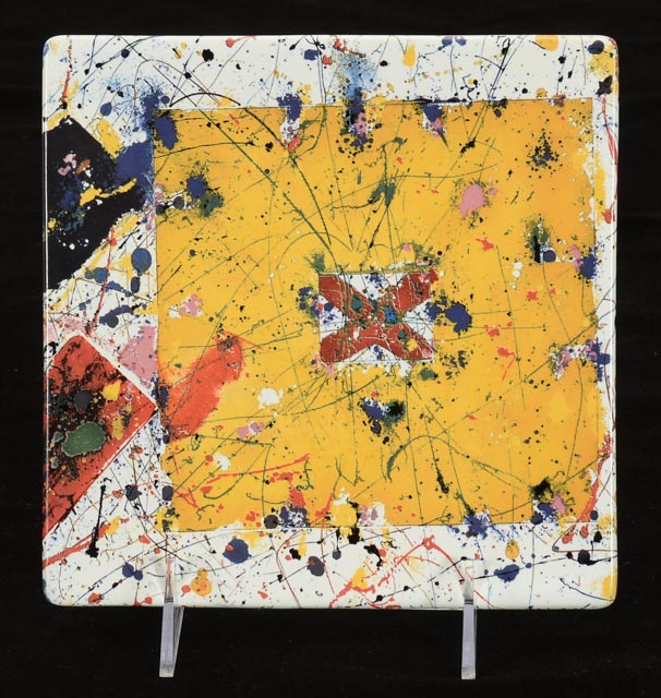 Sam Francis Limited Edition Ceramic Plates