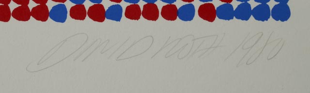 David Roth Unframed Signed Limited Edition Serigraph