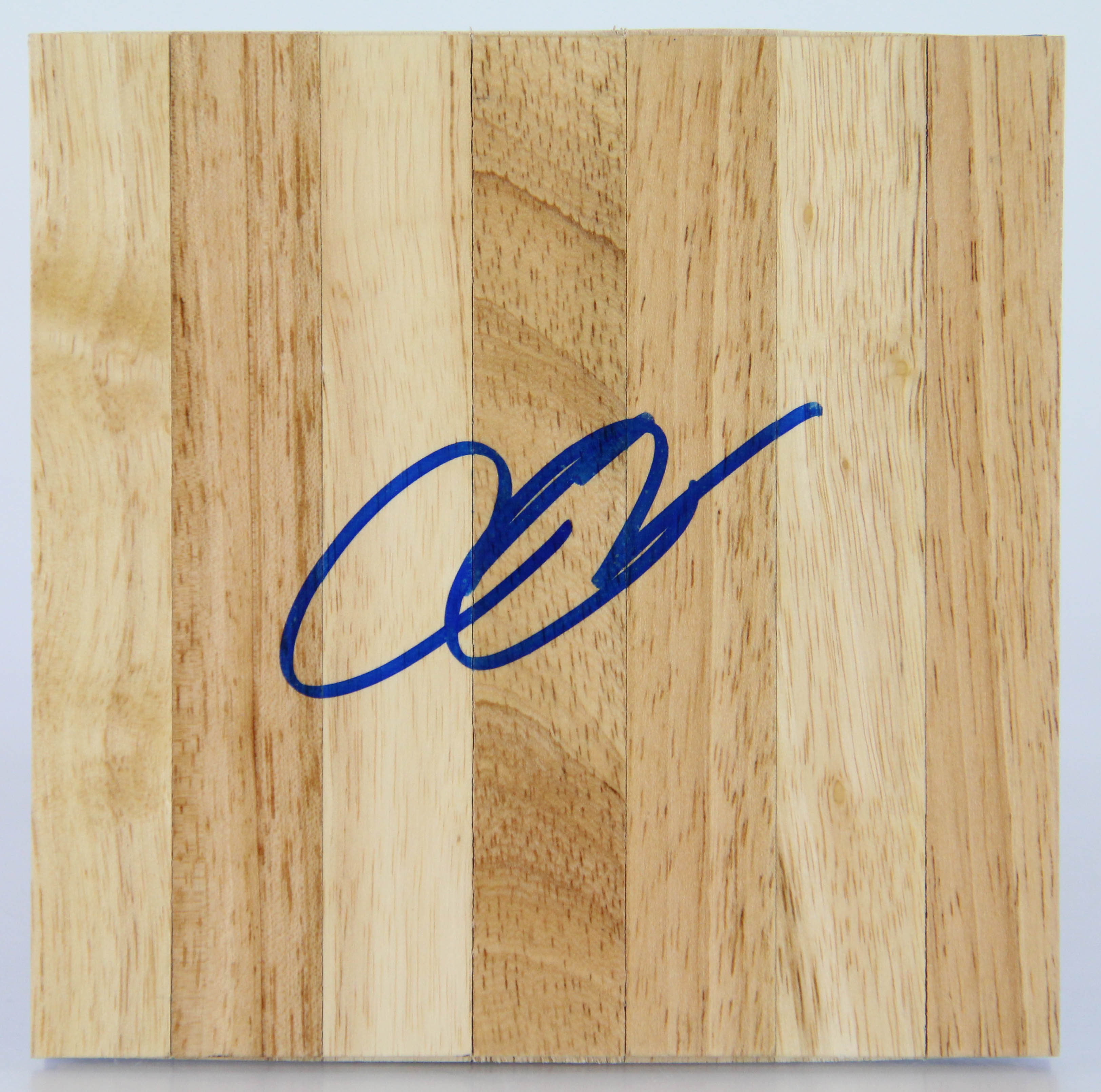 Autographed Pat Riley Replica Basketball Floor Board
