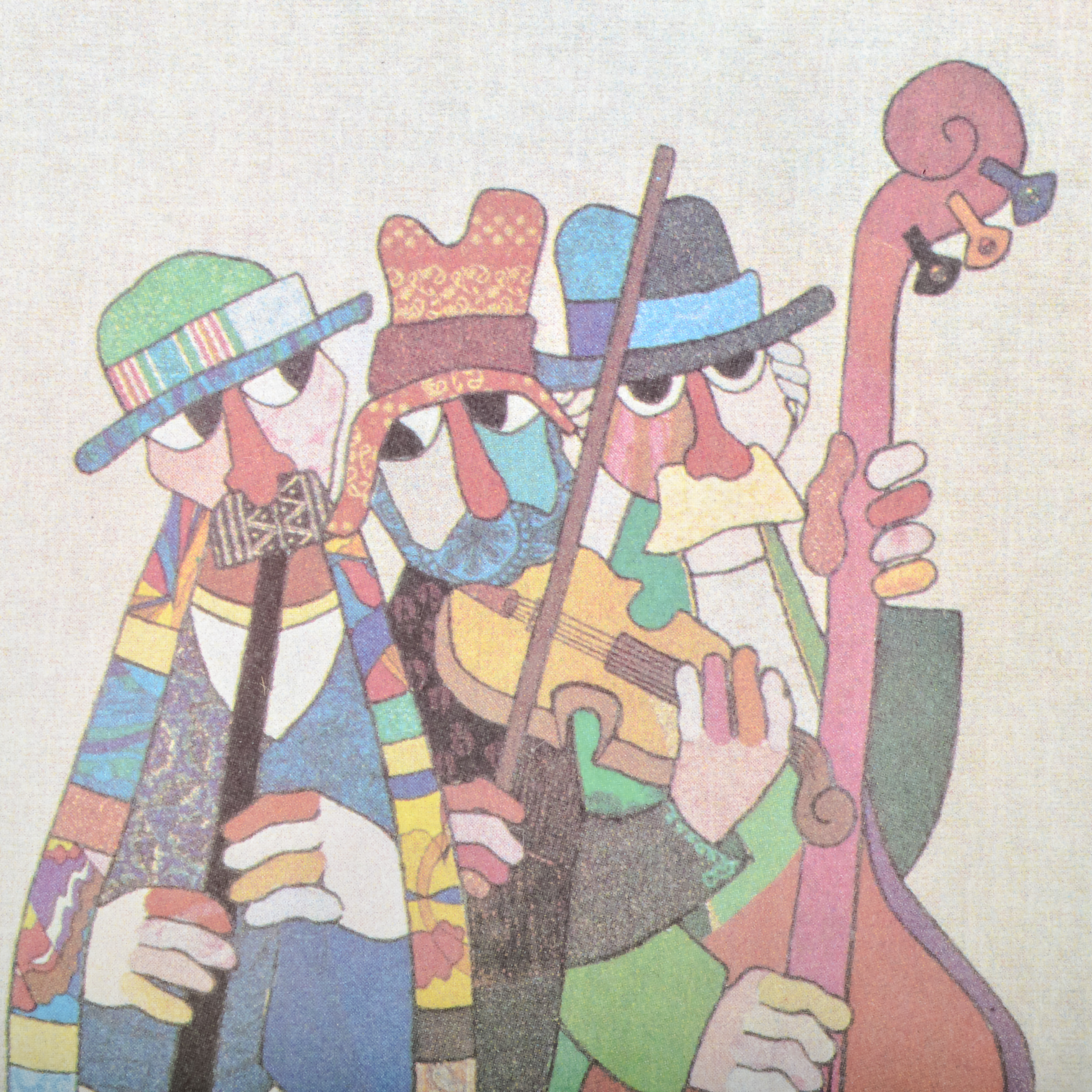 Limited Edition Signed and Framed Jovan Obican "Chuppah Wedding" Lithograph