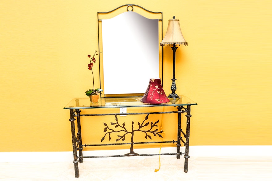 Wrought Iron Console Table and More