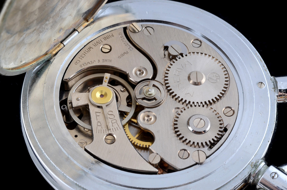 Vintage Swiss-Made Minerva Pocketwatch