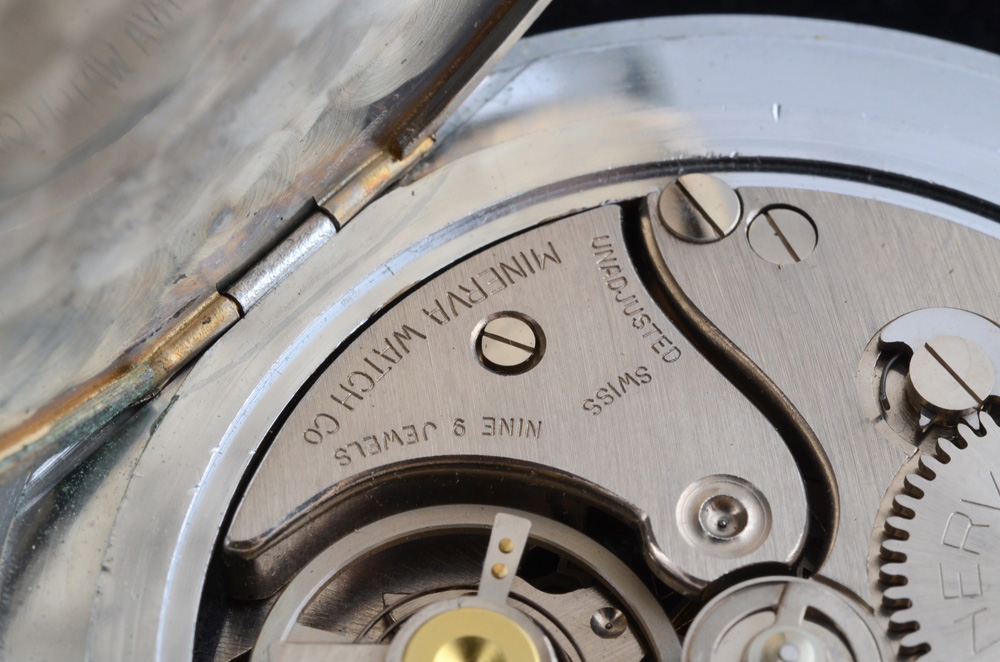 Vintage Swiss-Made Minerva Pocketwatch