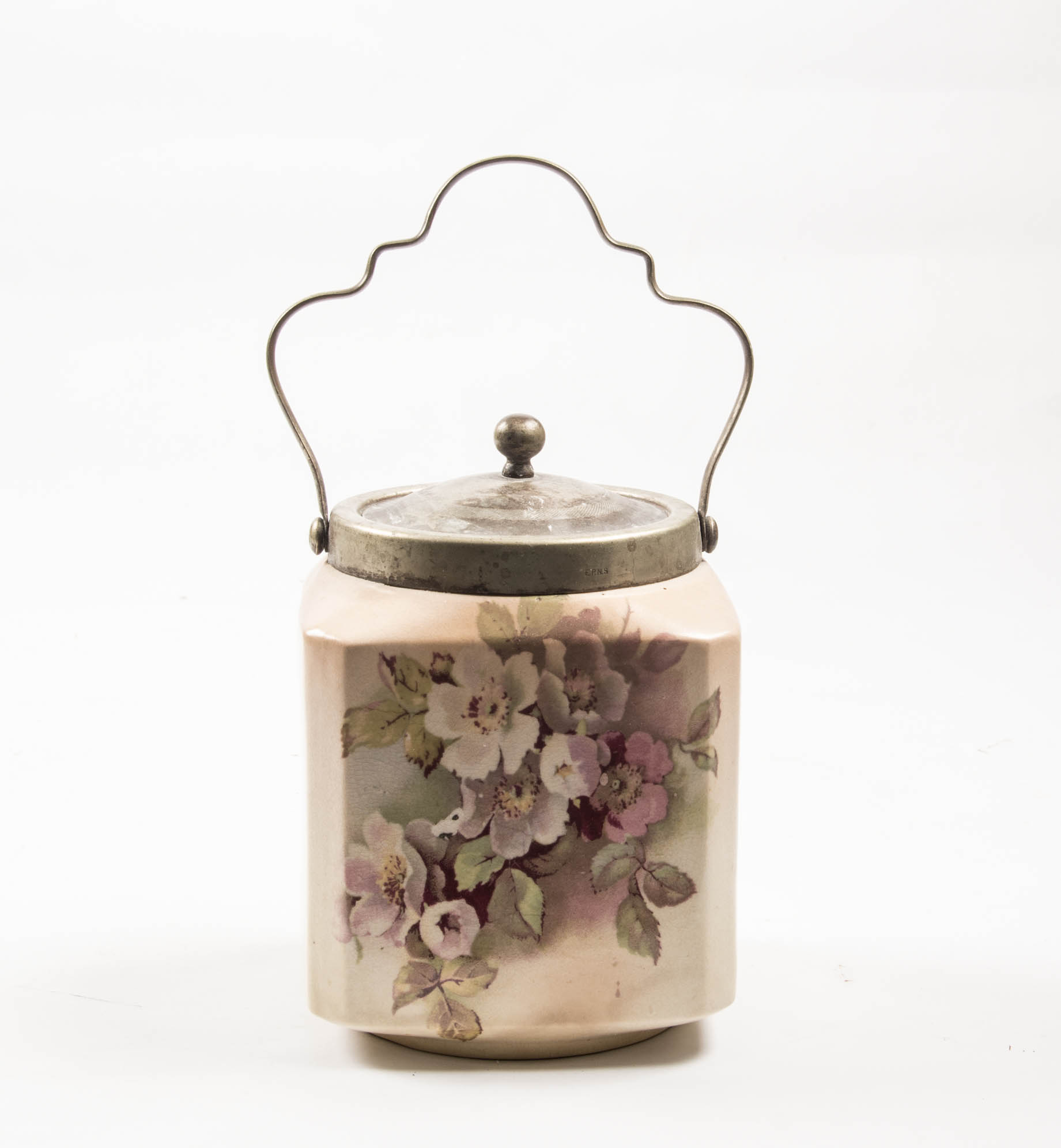 Antique English Biscuit Jar
