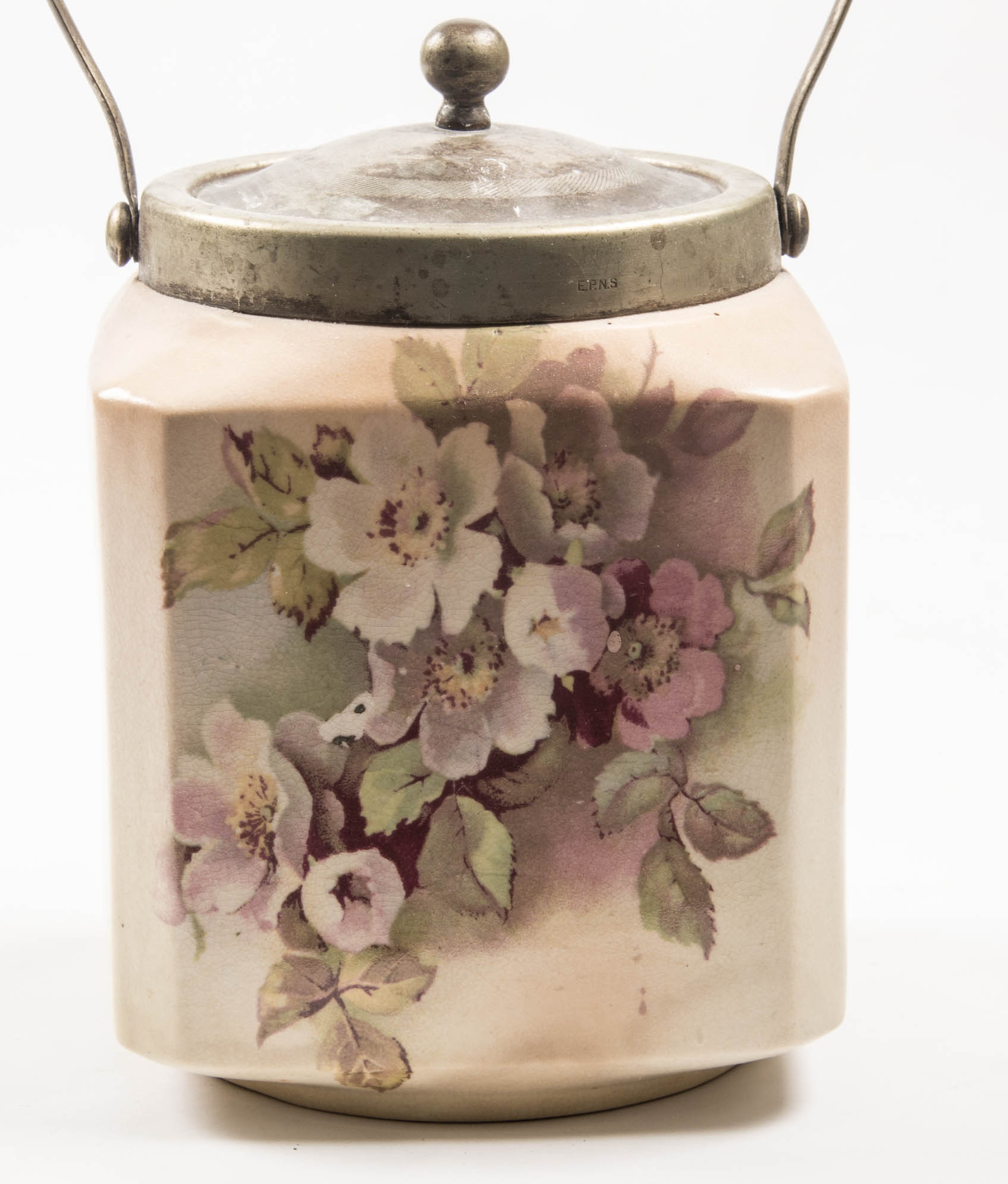 Antique English Biscuit Jar