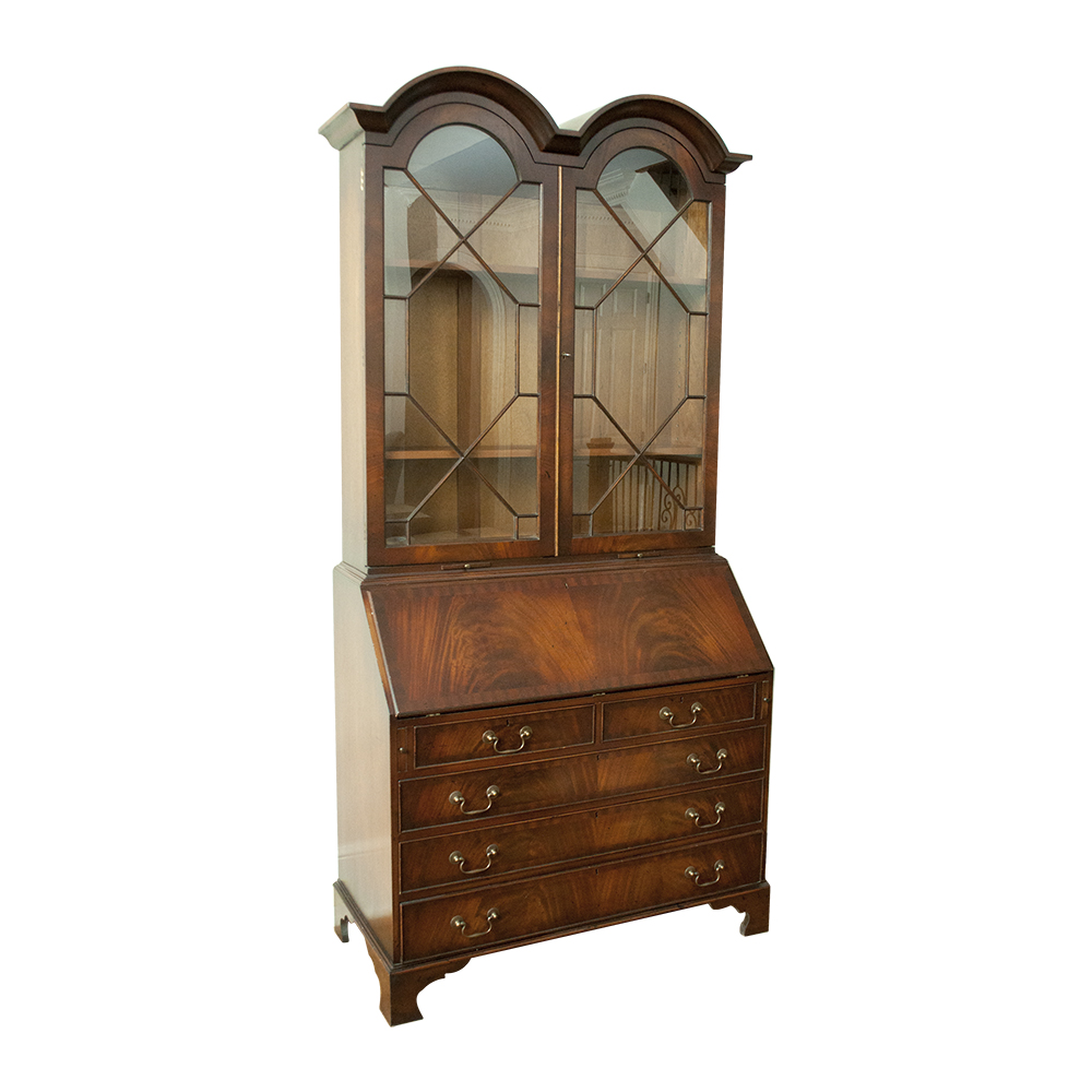 English Made Mahogany Reprodux Bevan Funnell Secretary