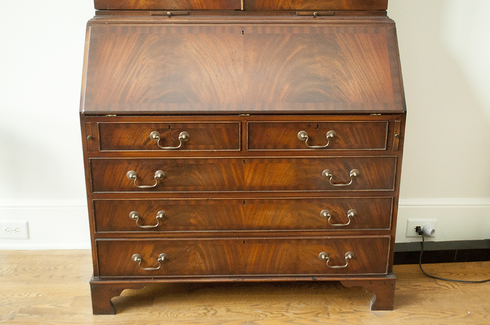 English Made Mahogany Reprodux Bevan Funnell Secretary