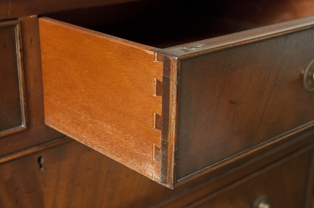 English Made Mahogany Reprodux Bevan Funnell Secretary