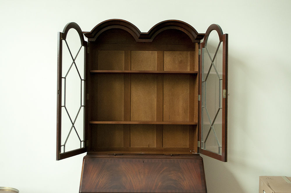 English Made Mahogany Reprodux Bevan Funnell Secretary