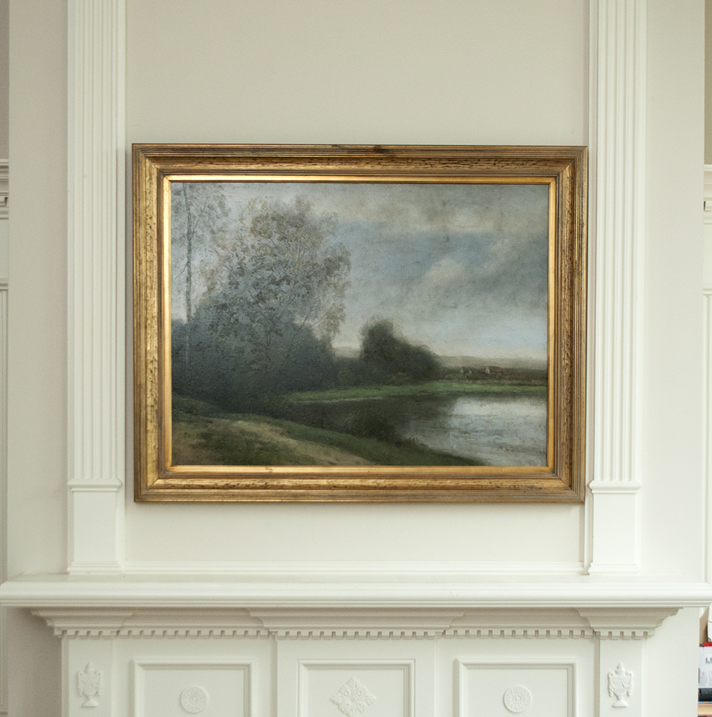 Original Oil Landscape Painting on Canvas by L. Stephano