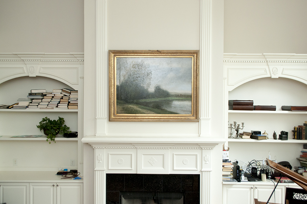 Original Oil Landscape Painting on Canvas by L. Stephano