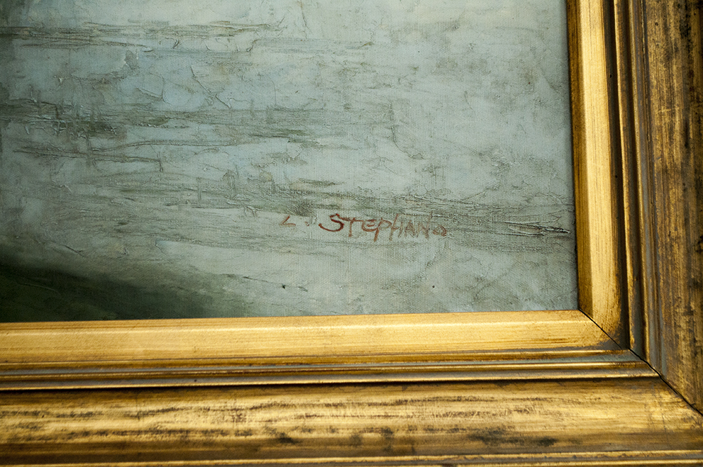 Original Oil Landscape Painting on Canvas by L. Stephano