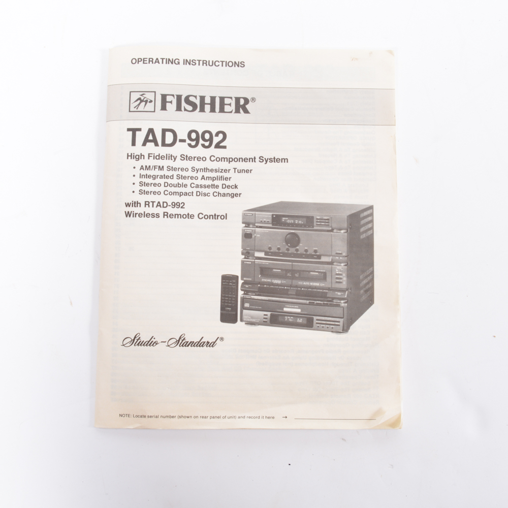 Fisher Stereo System
