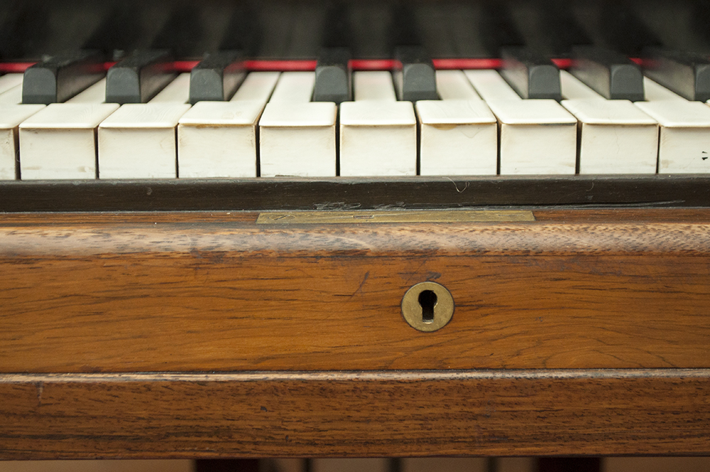 Rare 1897 Broadwood & Sons Grand Piano with Piano Bench