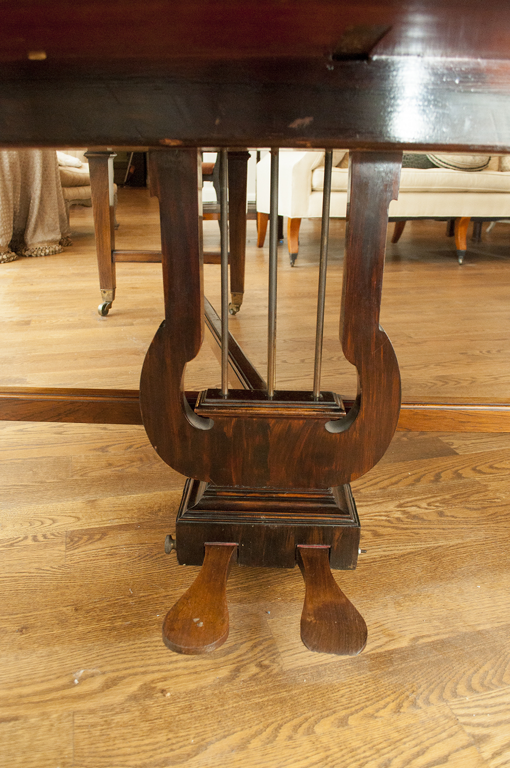 Rare 1897 Broadwood & Sons Grand Piano with Piano Bench