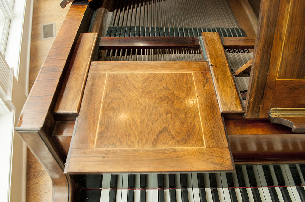 Rare 1897 Broadwood & Sons Grand Piano with Piano Bench