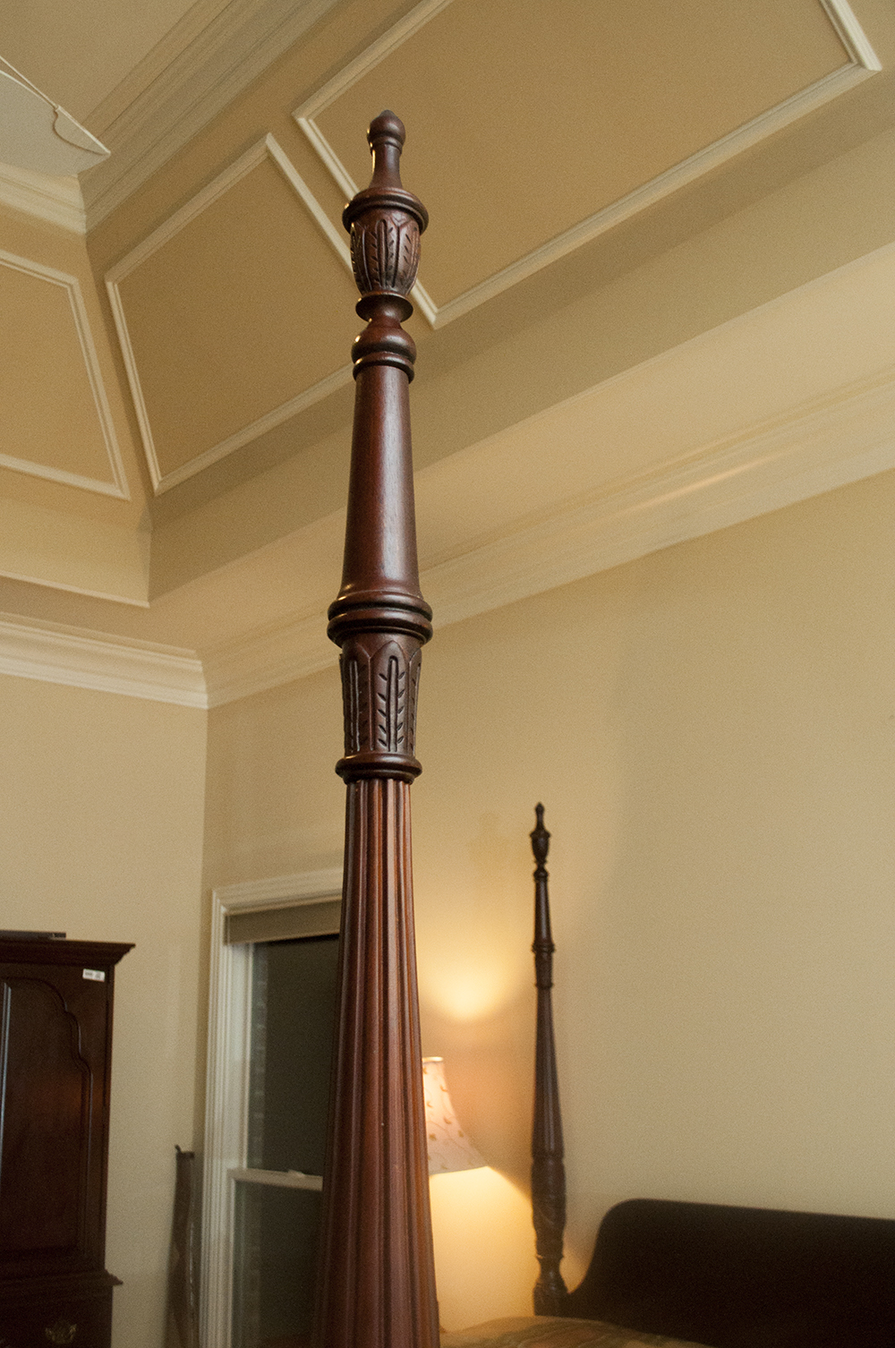 Mahogany Four Poster King-Size Bed