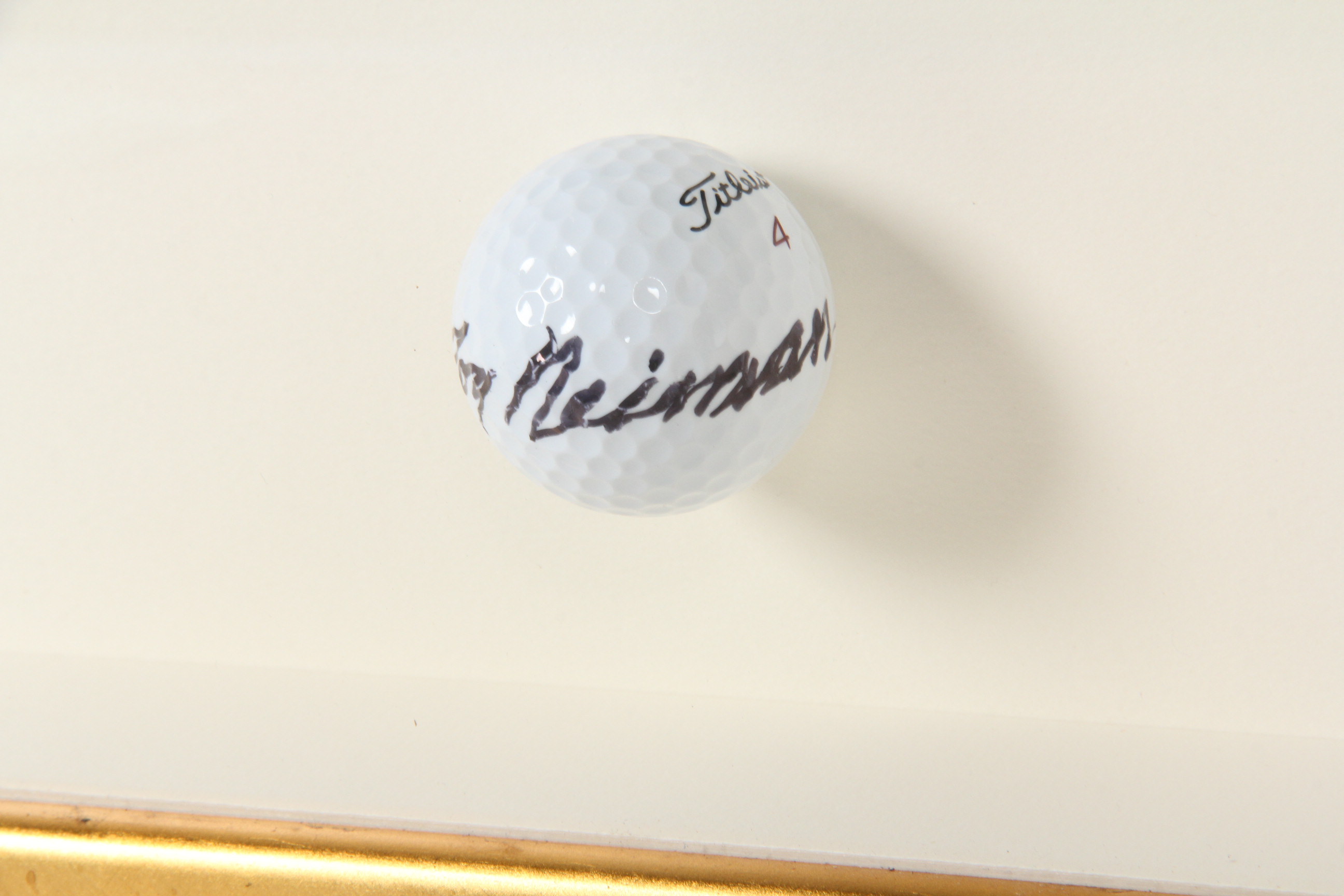 LeRoy Neiman "PGA Championship 2000" Serigraph Framed with Signed Golf Ball