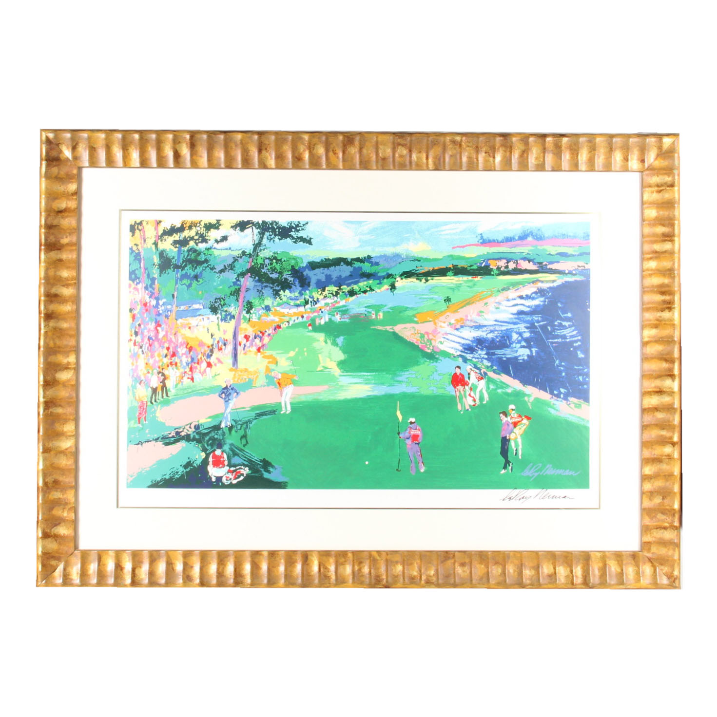 LeRoy Neiman Signed Golf Course Serigraph