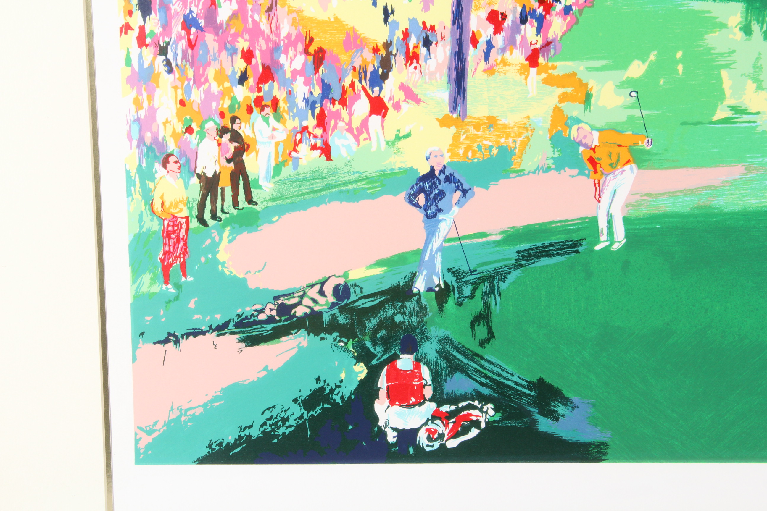 LeRoy Neiman Signed Golf Course Serigraph