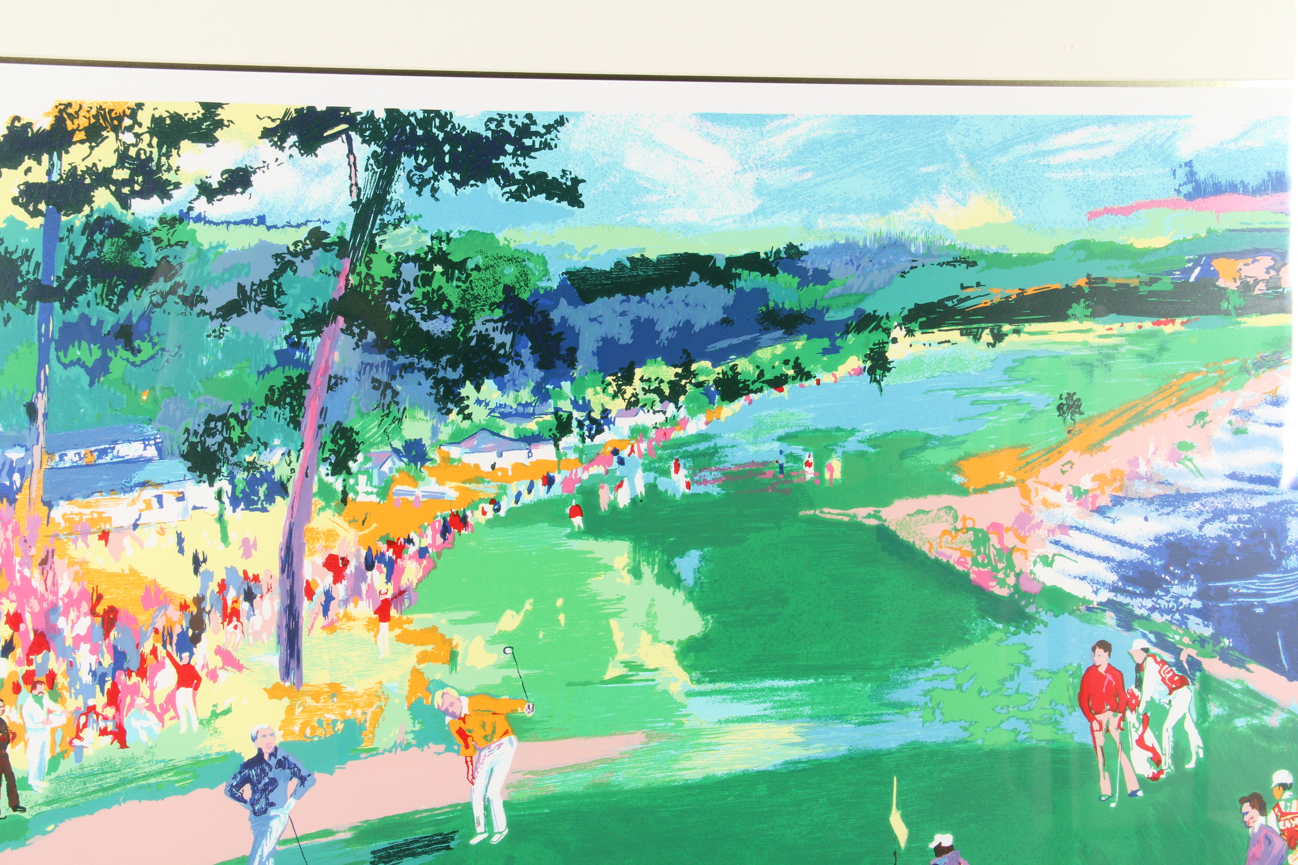 LeRoy Neiman Signed Golf Course Serigraph