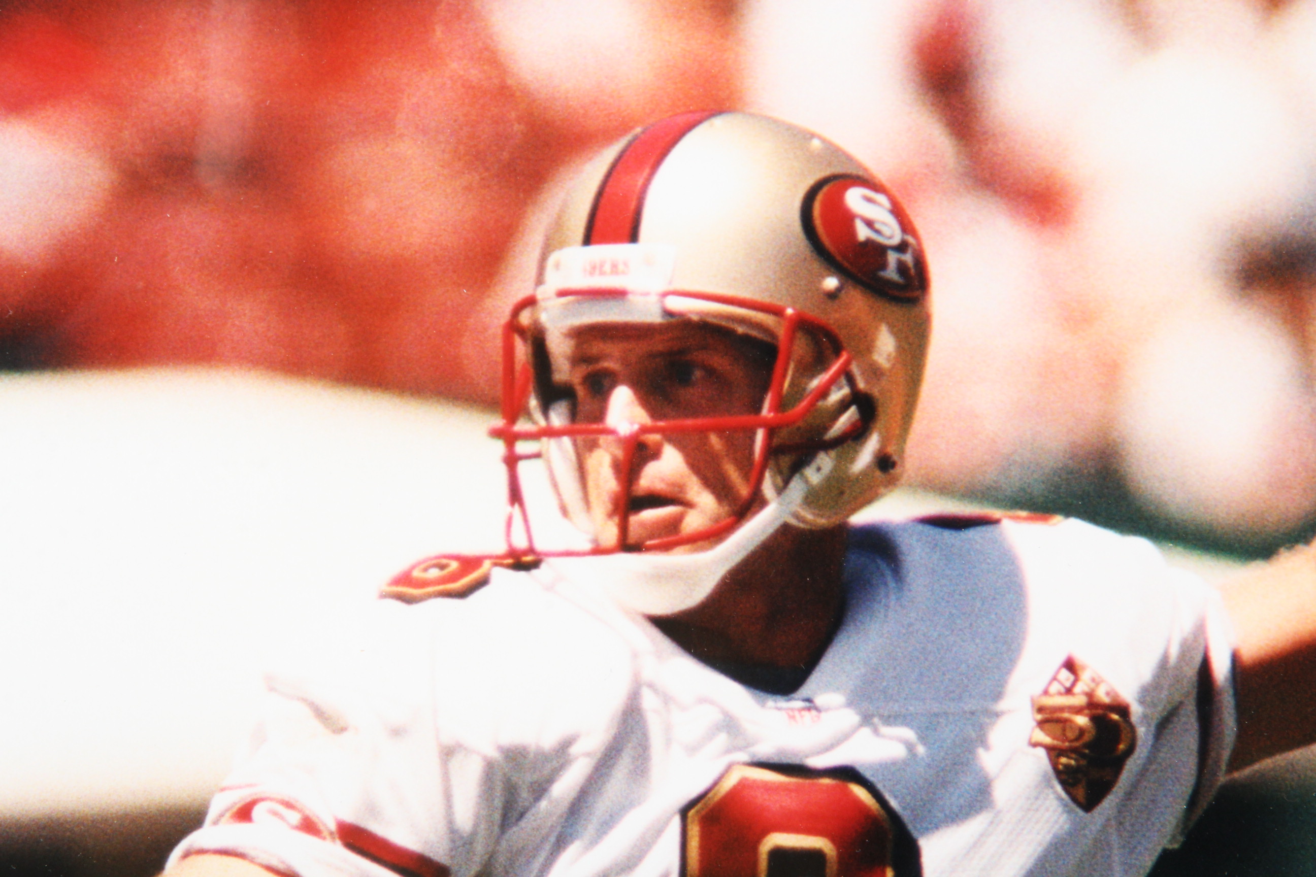 Steve Young Autographed Framed Poster