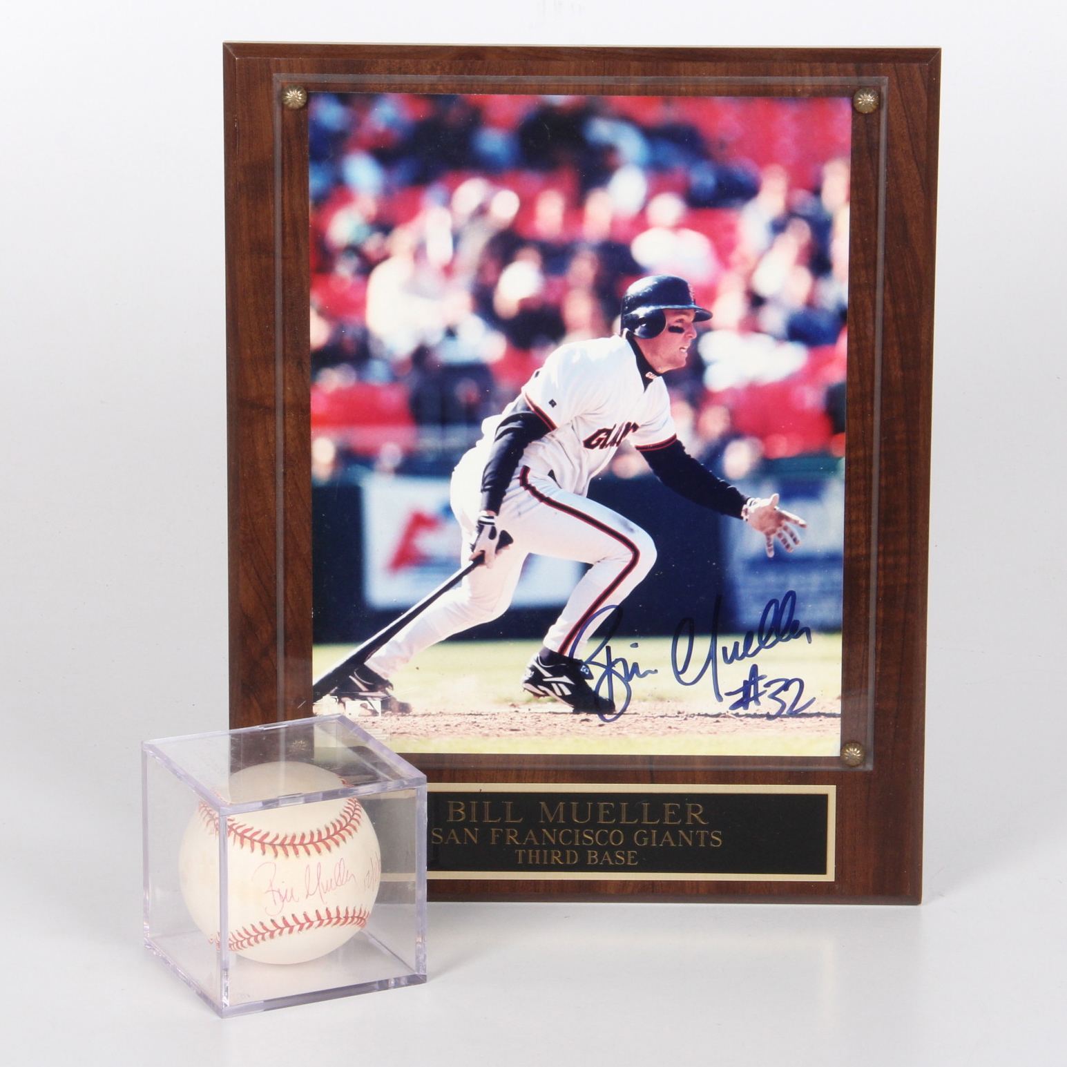 Bill Mueller Autographed Baseball Memorabilia
