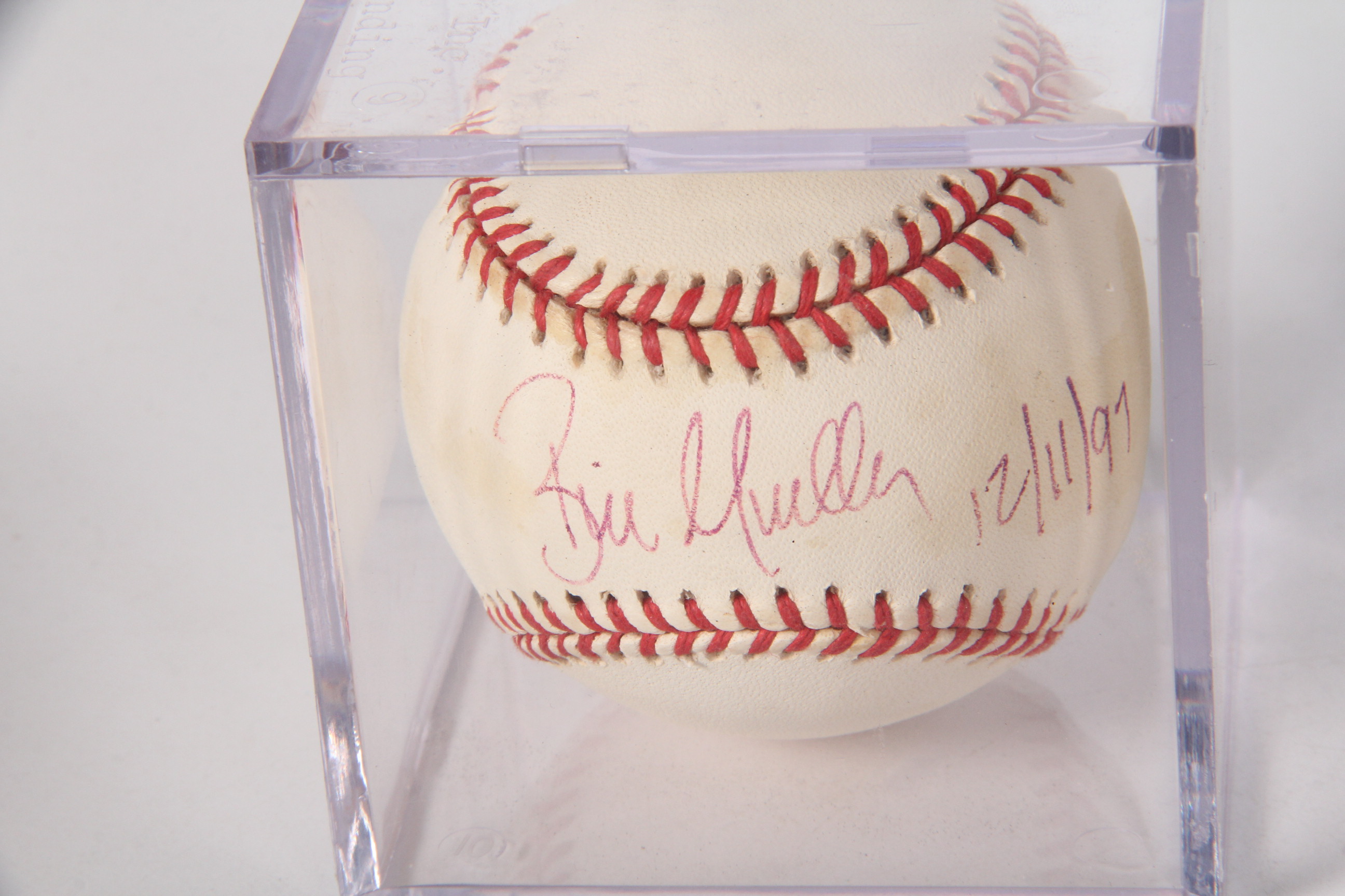 Bill Mueller Autographed Baseball Memorabilia