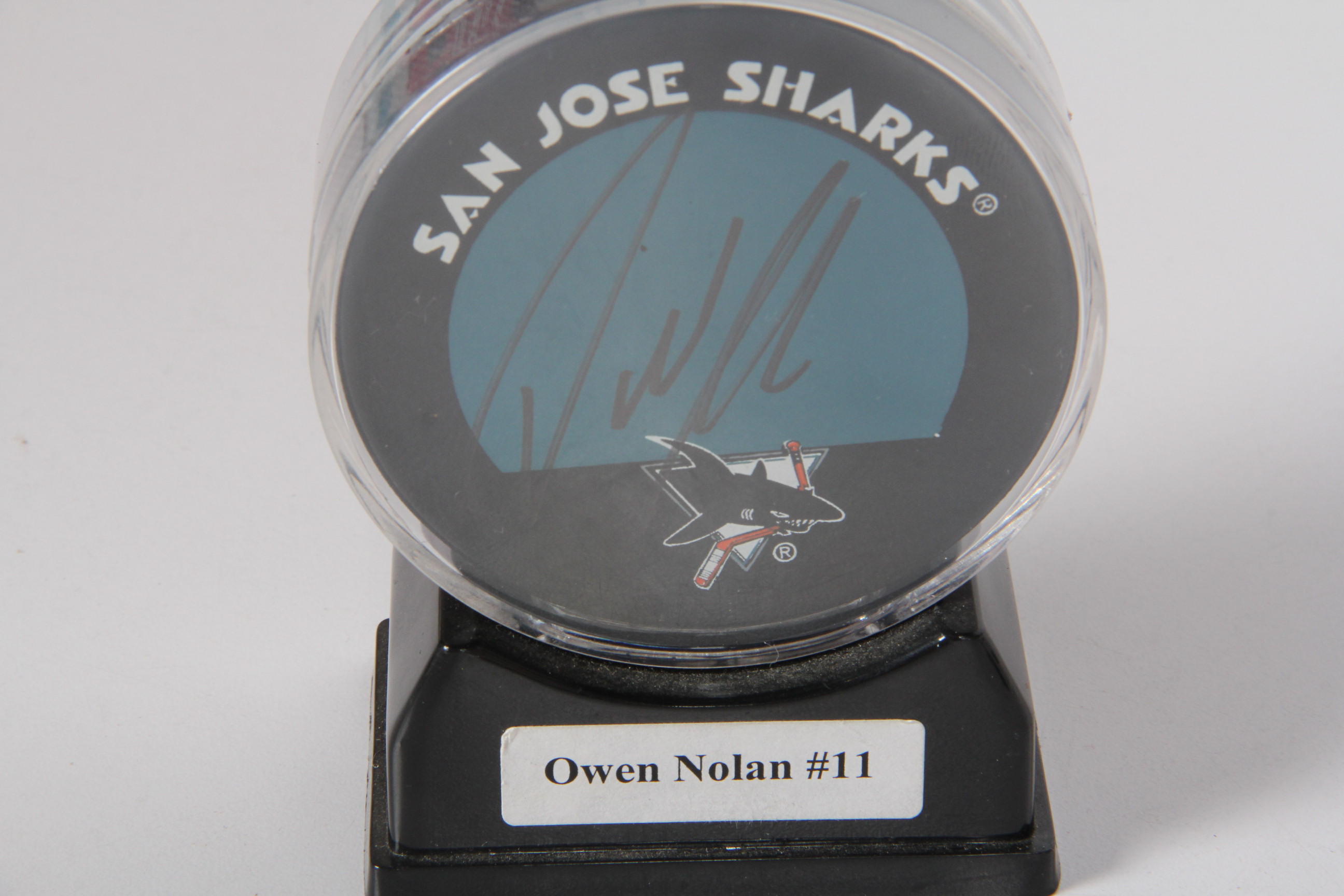 Autographed San Jose Sharks Hockey Pucks