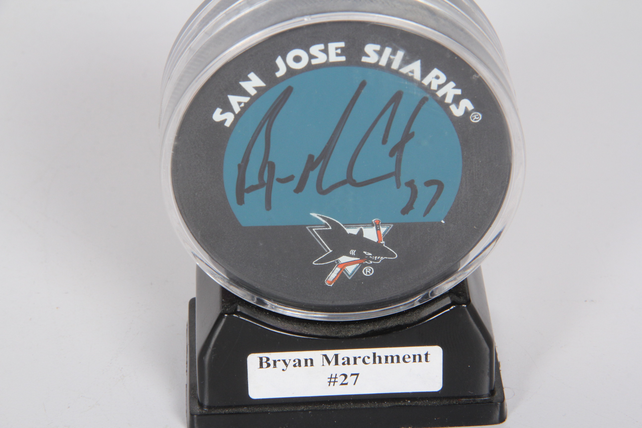Autographed San Jose Sharks Hockey Pucks