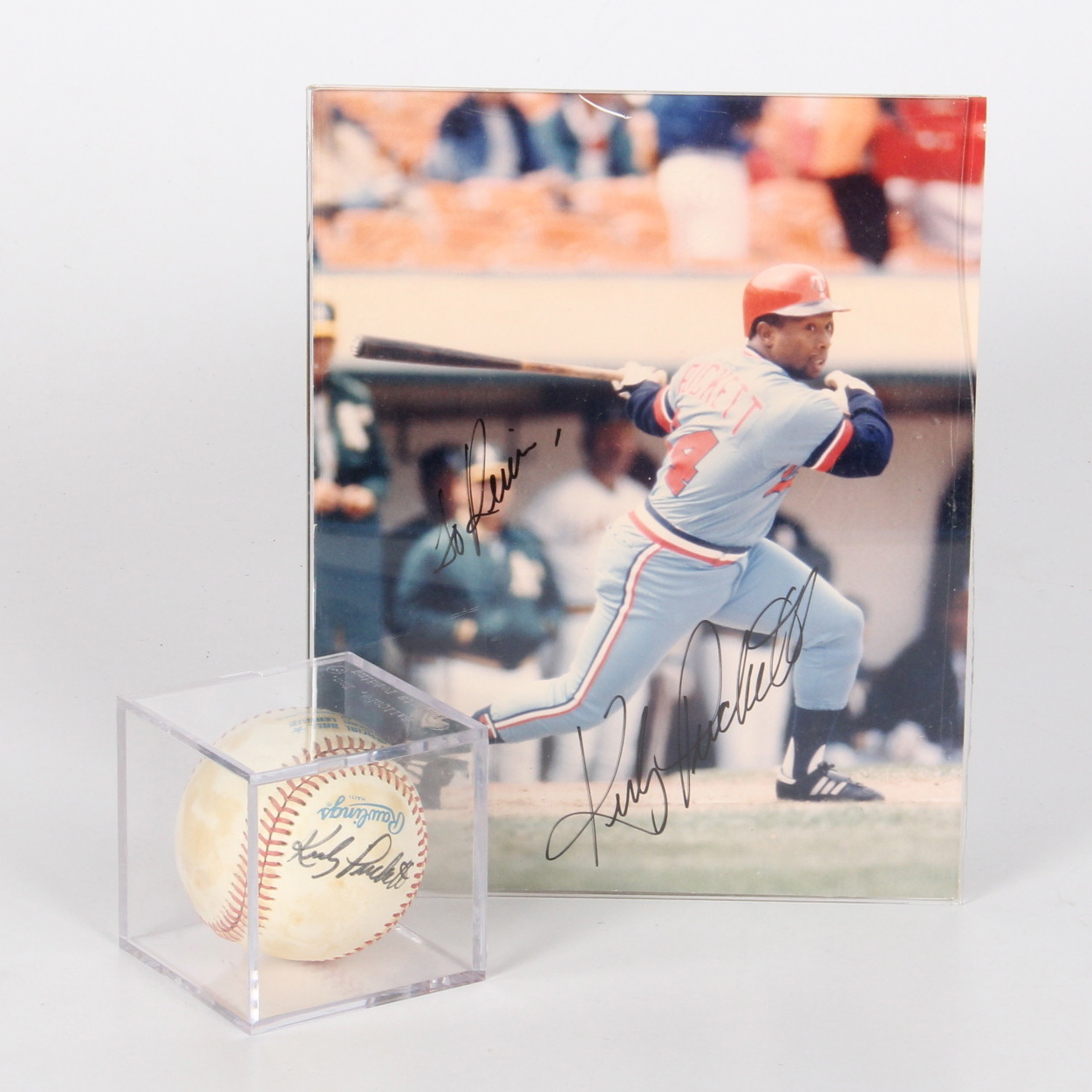 Kirby Puckett Signed Baseball Memorabilia